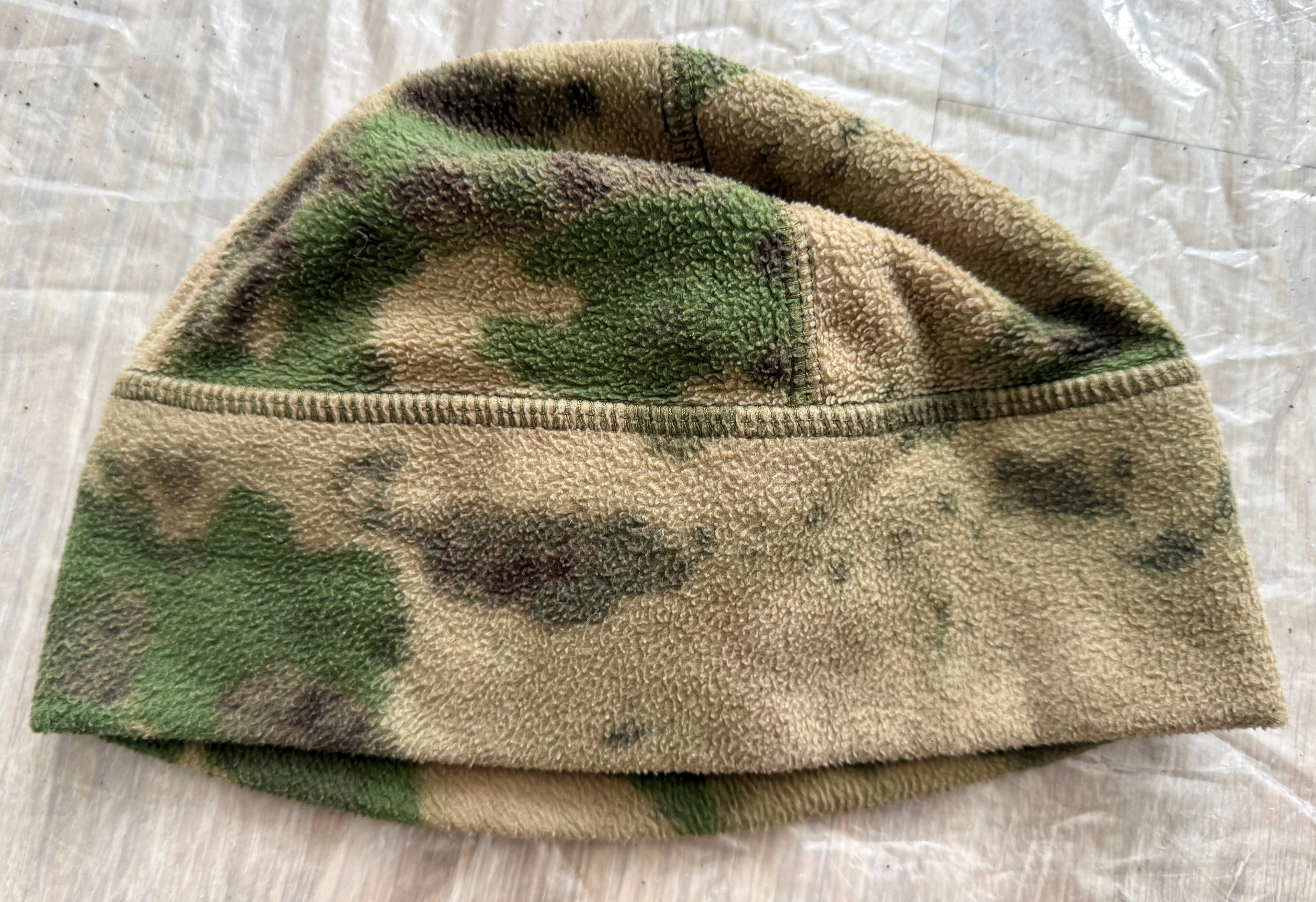 Trophy russian soldier Kadyrovite Chechen winter hat uniform camo russia military army Ukraine war 2022-2024