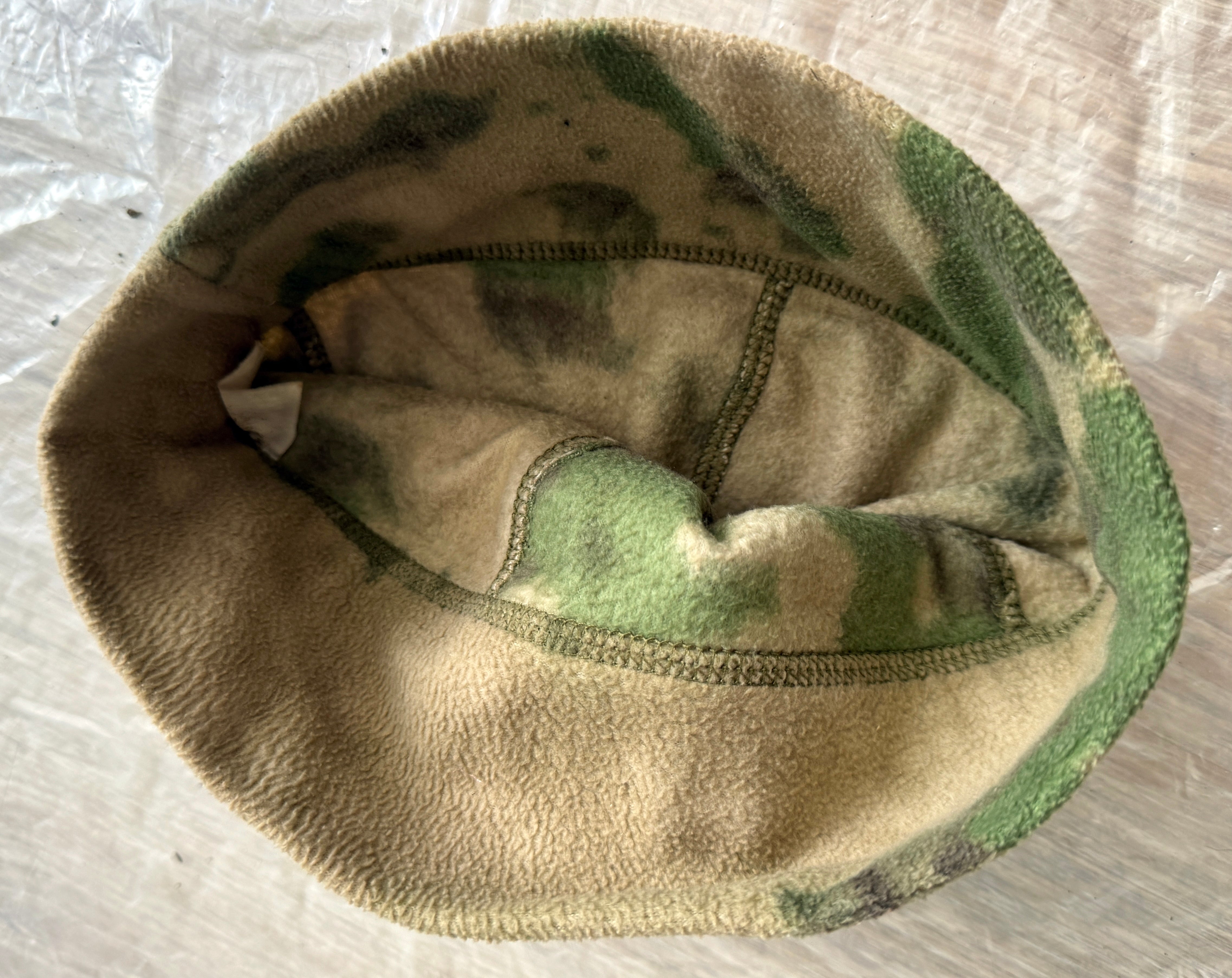 Trophy russian soldier Kadyrovite Chechen winter hat uniform camo russia military army Ukraine war 2022-2024