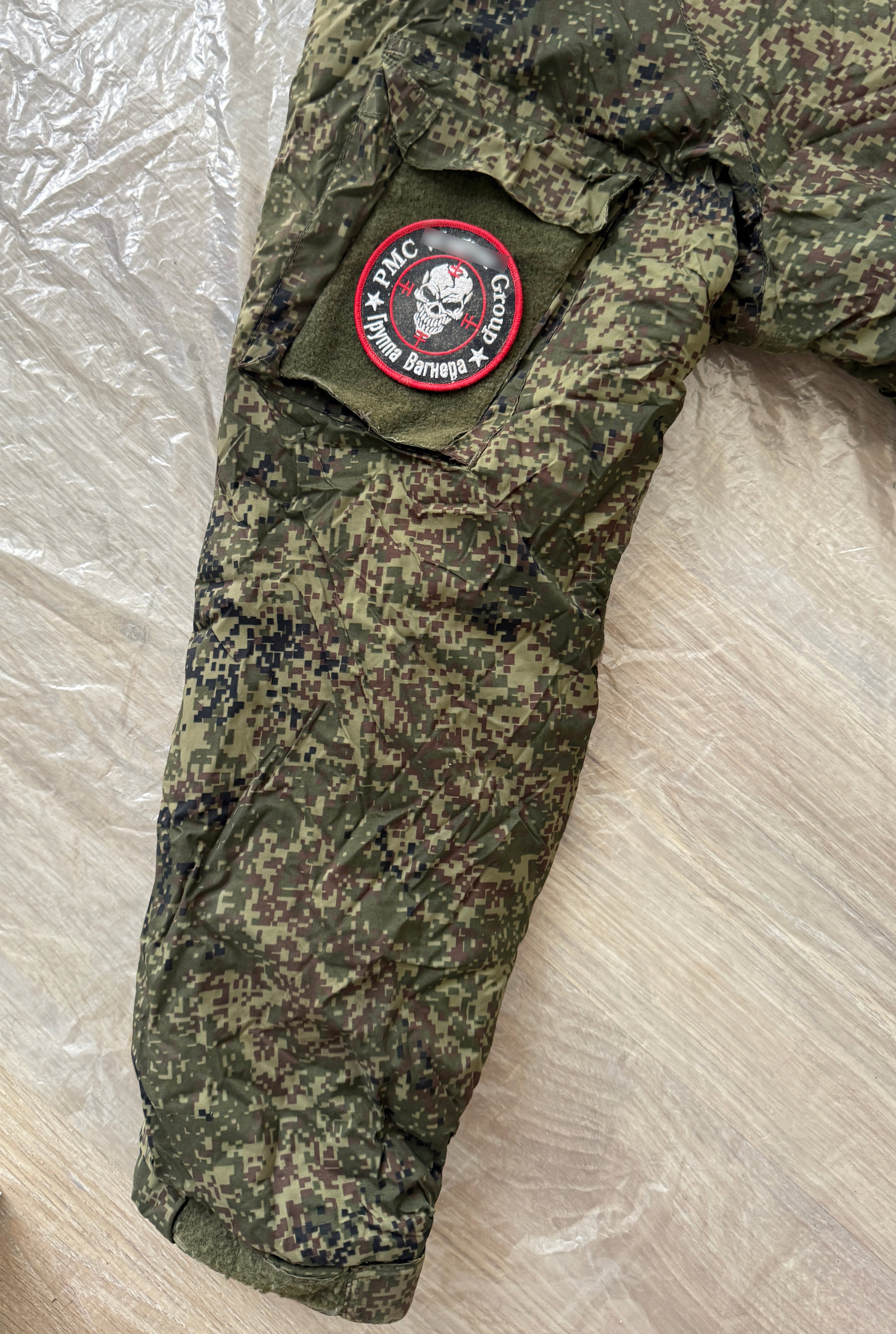 Trophy russian PMC soldier set uniform winter jacket patch costume pants camo russia military army Ukraine war 2022-2024 #5