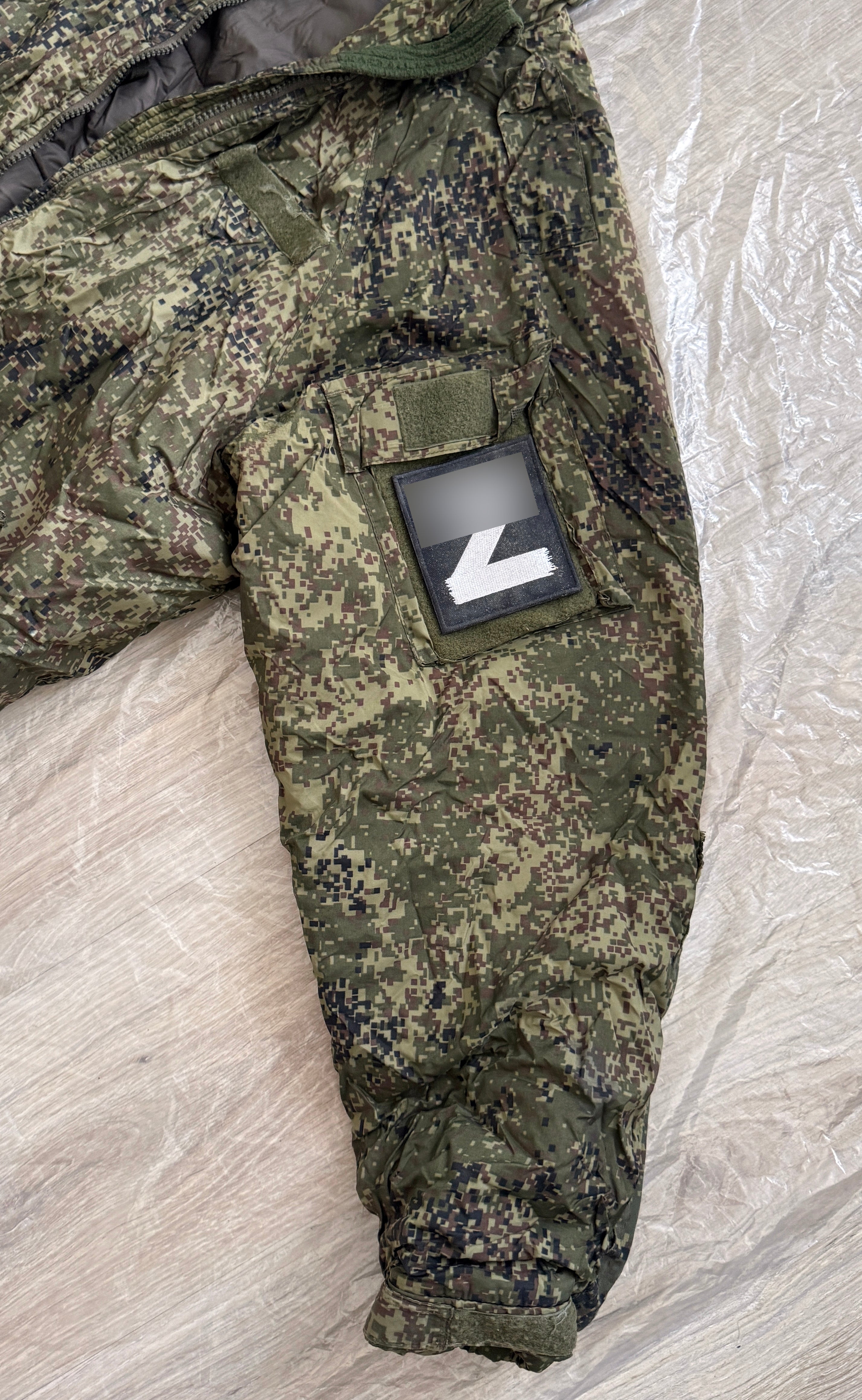 Trophy russian PMC soldier set uniform winter jacket patch costume pants camo russia military army Ukraine war 2022-2024 #5