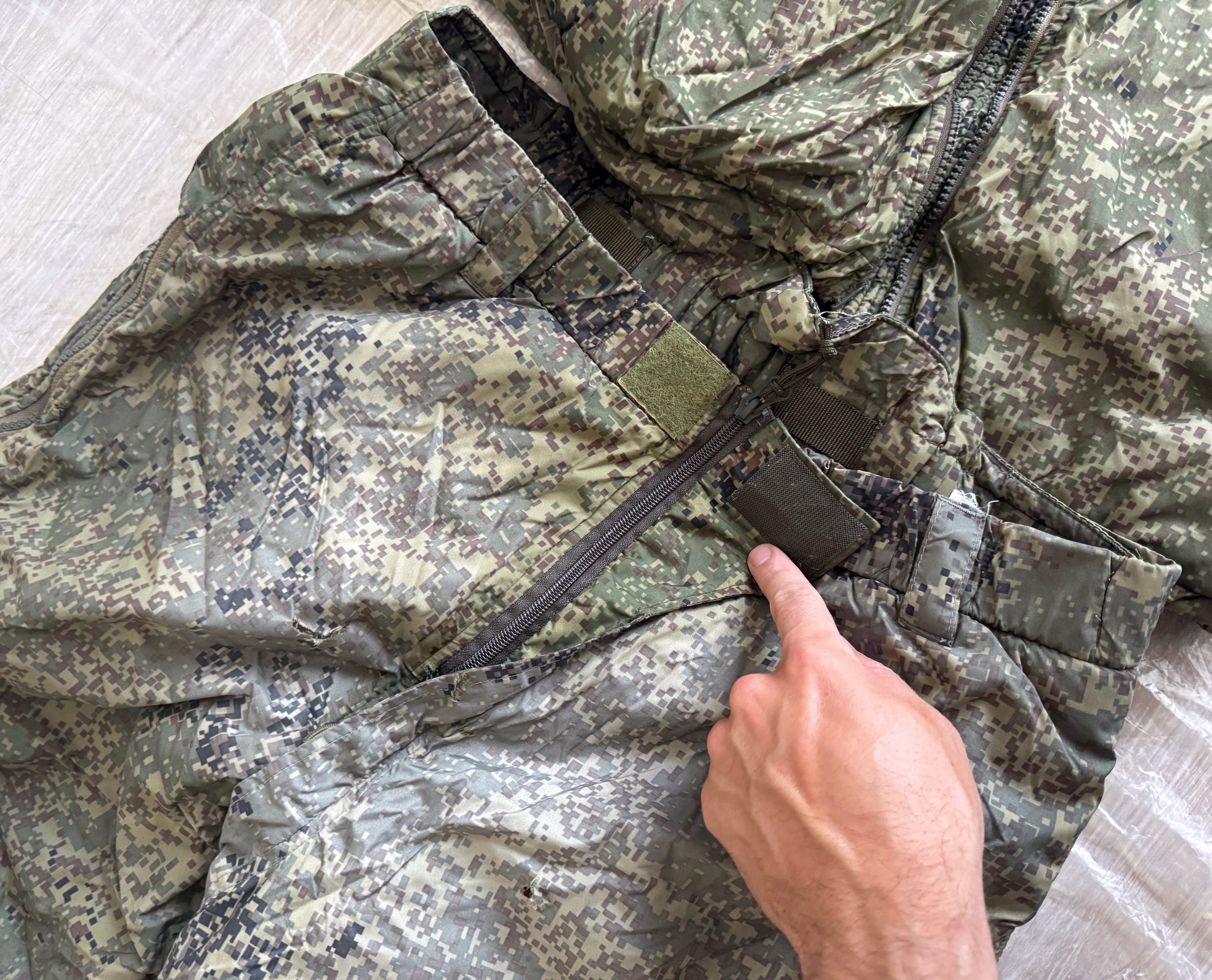 Trophy russian PMC soldier set uniform winter jacket patch costume pants camo russia military army Ukraine war 2022-2024 #5