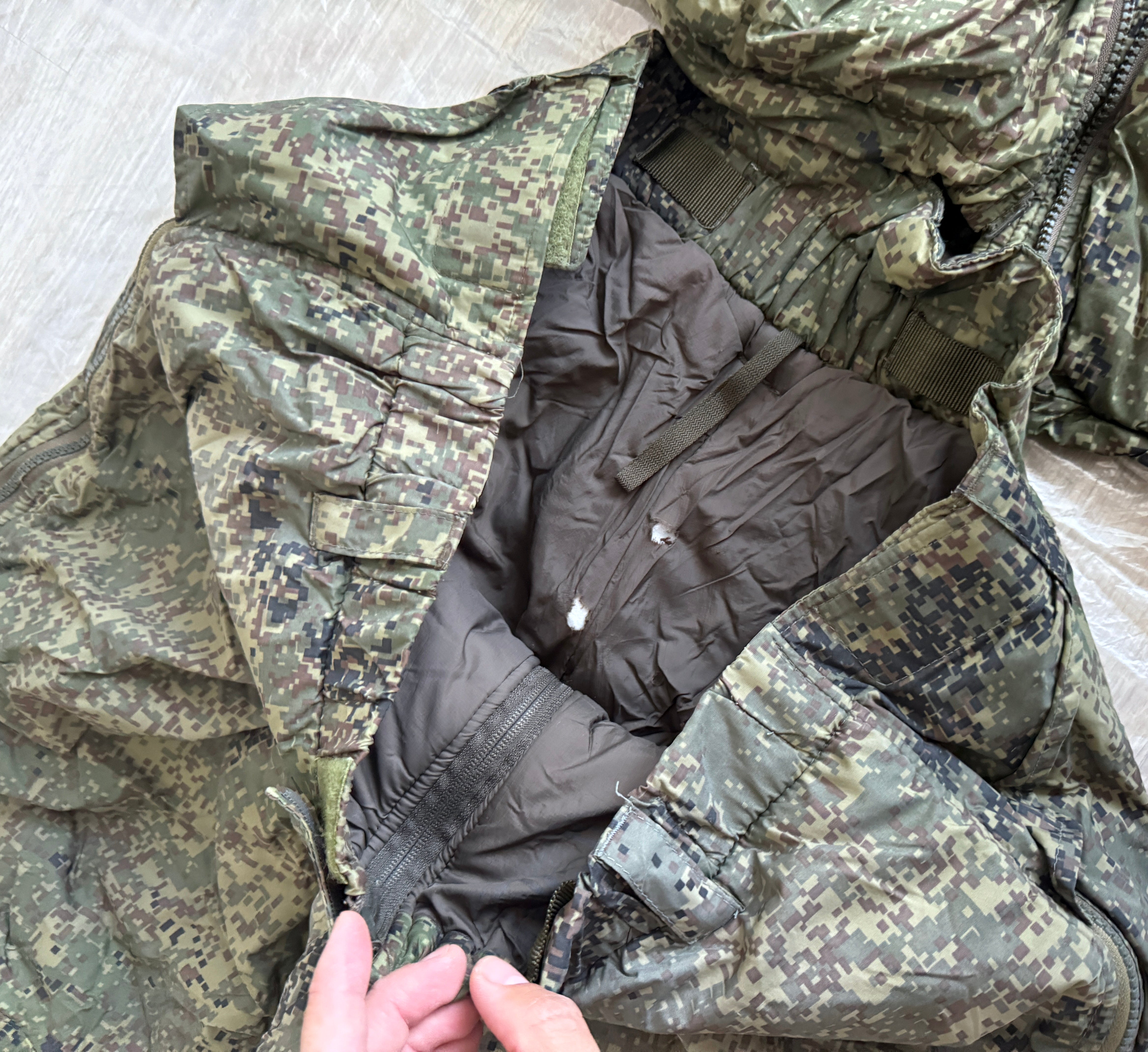 Trophy russian PMC soldier set uniform winter jacket patch costume pants camo russia military army Ukraine war 2022-2024 #5