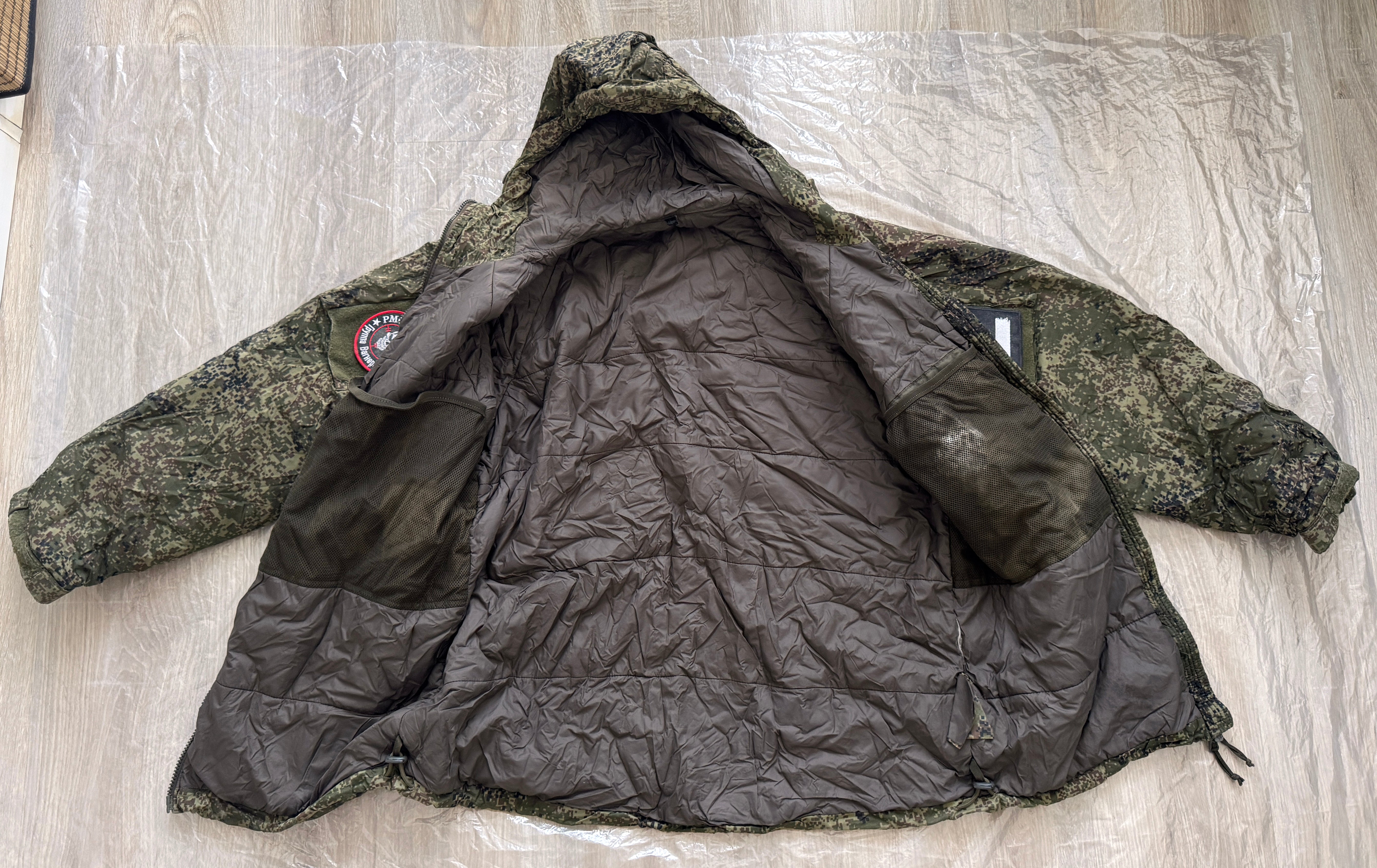 Trophy russian PMC soldier set uniform winter jacket patch costume pants camo russia military army Ukraine war 2022-2024 #5