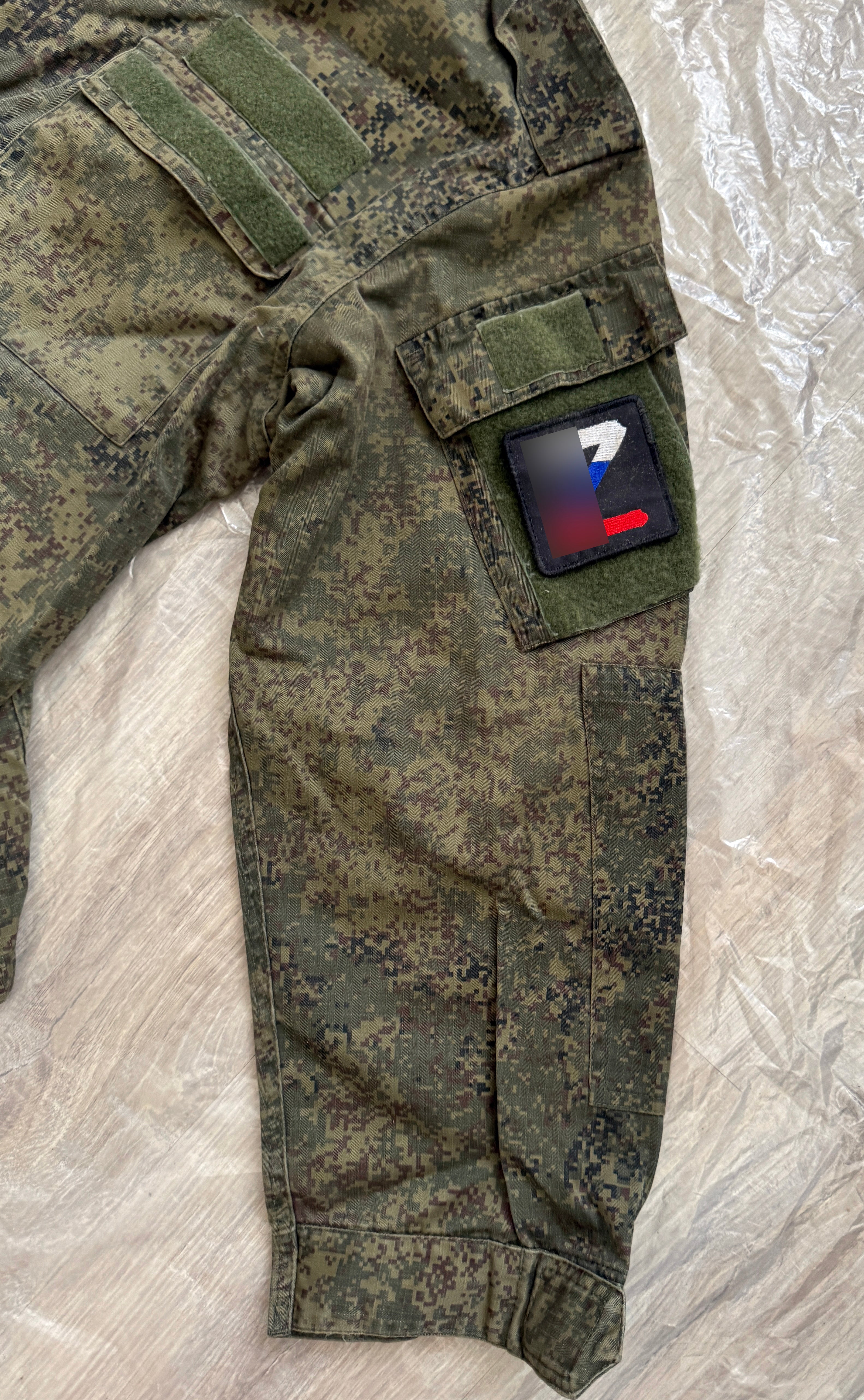 Trophy russian PMC soldier set uniform jacket cap patch costume pants camo russia military army Ukraine war 2022-2024 #5