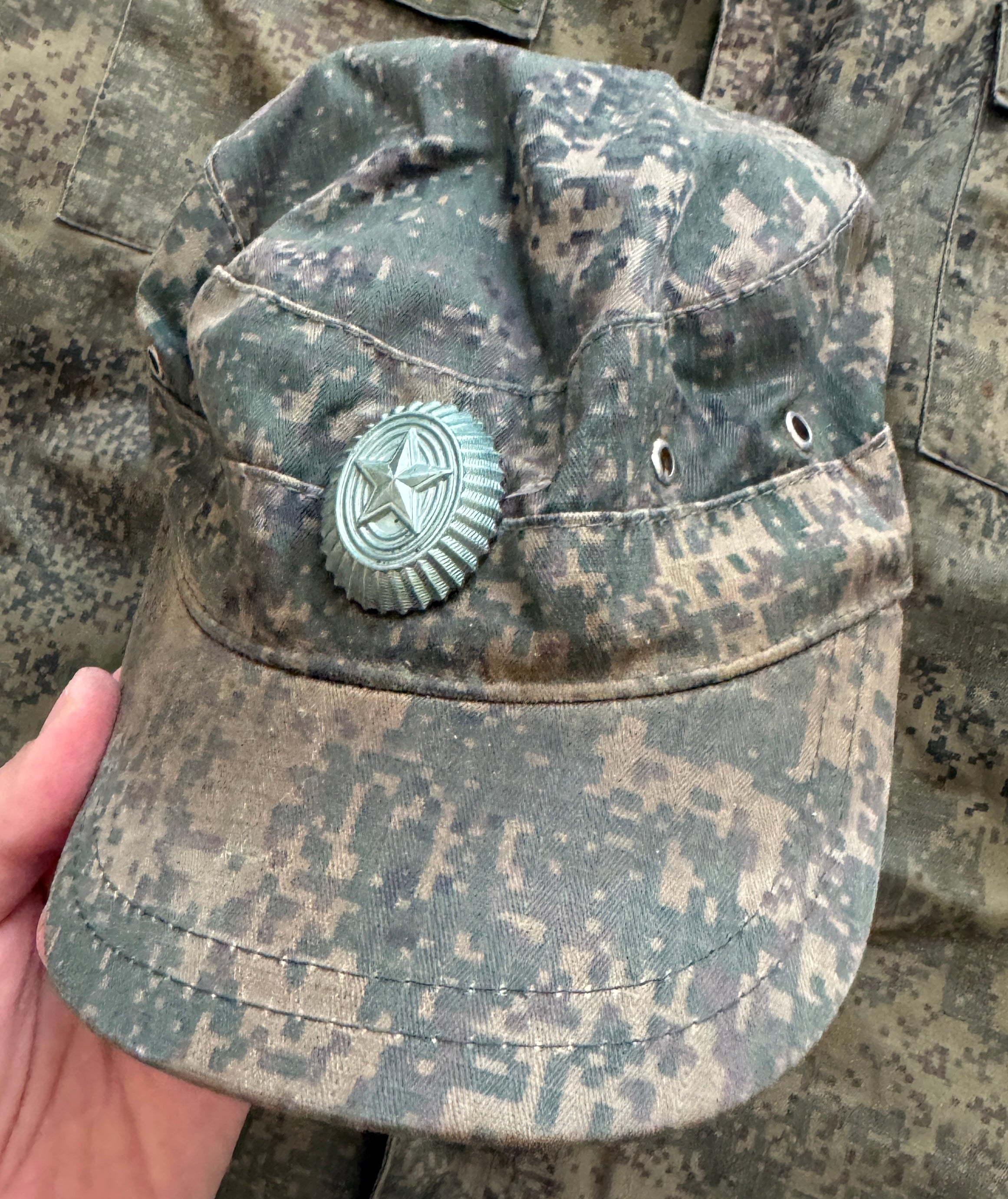Trophy russian PMC soldier set uniform jacket cap patch costume pants camo russia military army Ukraine war 2022-2024 #5