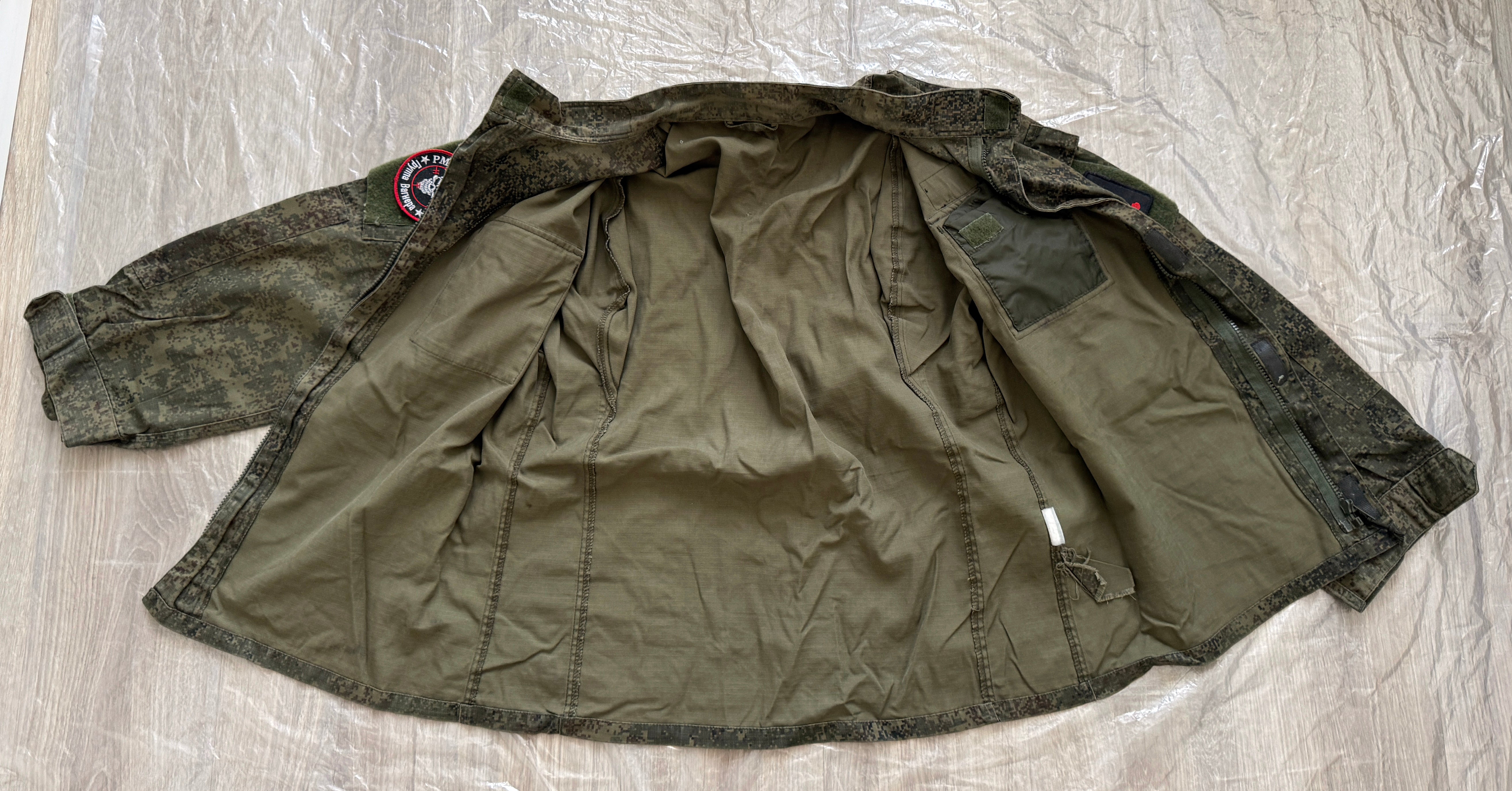 Trophy russian PMC soldier set uniform jacket cap patch costume pants camo russia military army Ukraine war 2022-2024 #5