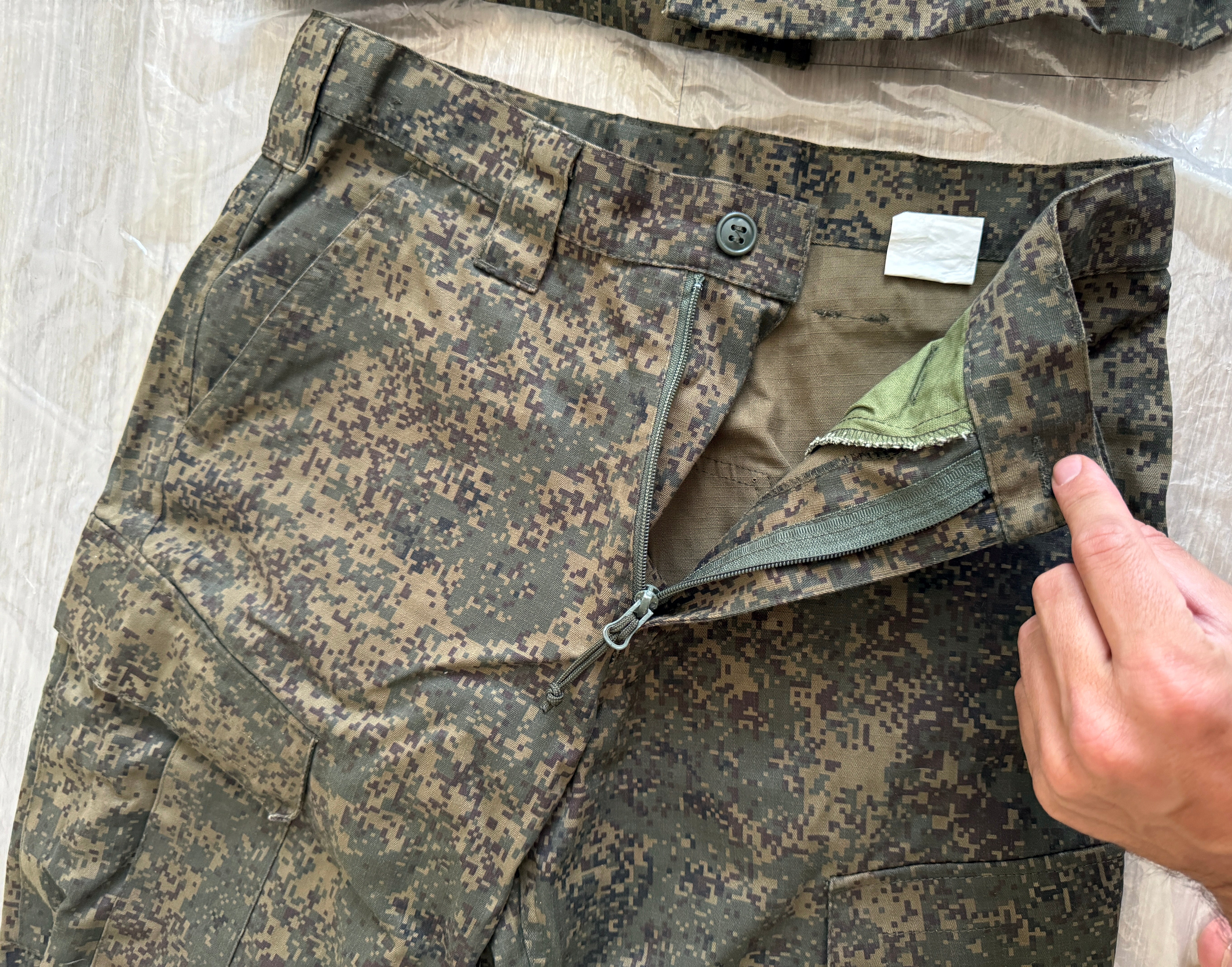 Trophy russian soldier set uniform jacket cap patch sniper costume pants camo russia military army Ukraine war 2022-2024 #4