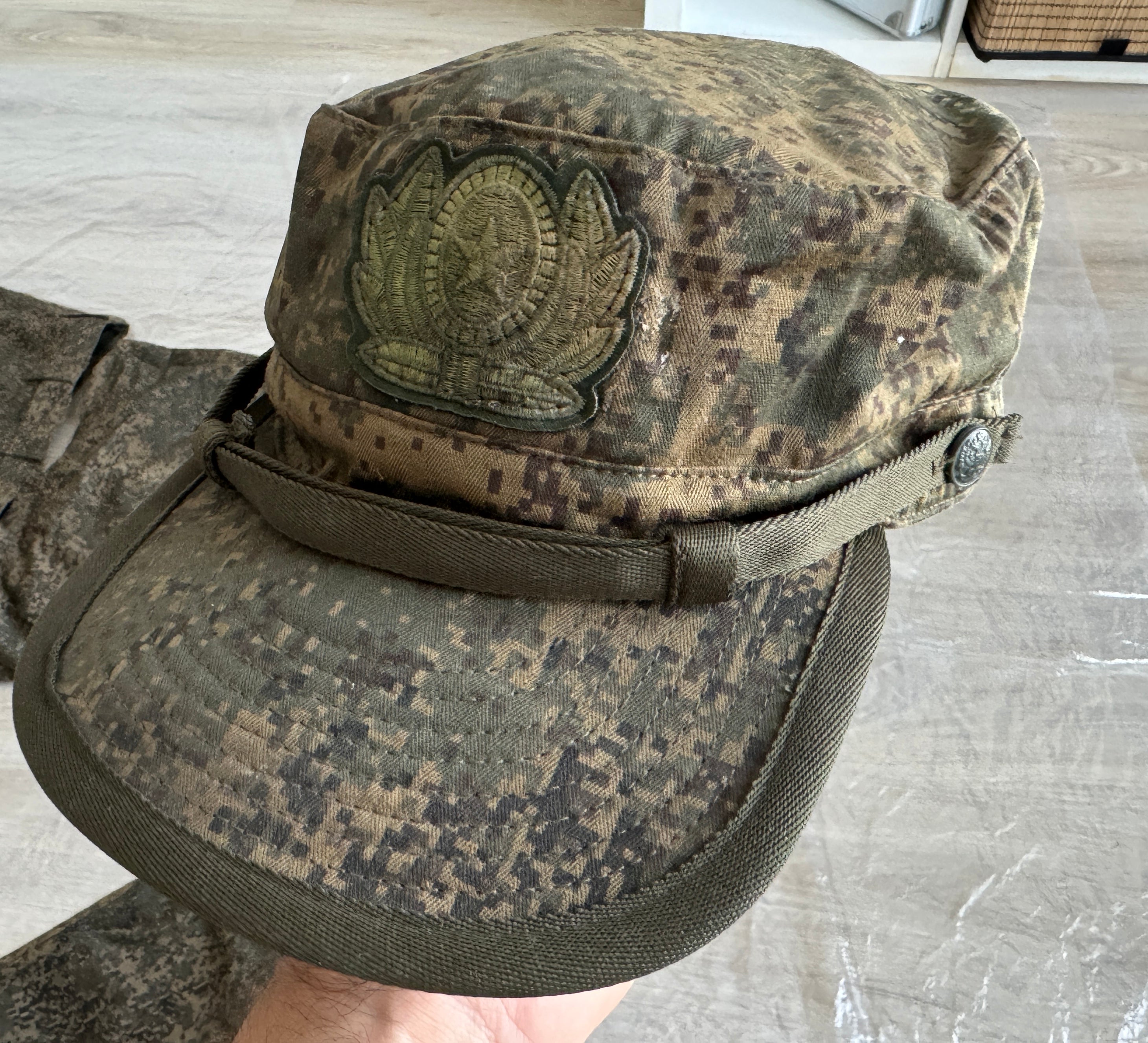 Trophy russian soldier set uniform jacket cap patch sniper costume pants camo russia military army Ukraine war 2022-2024 #4