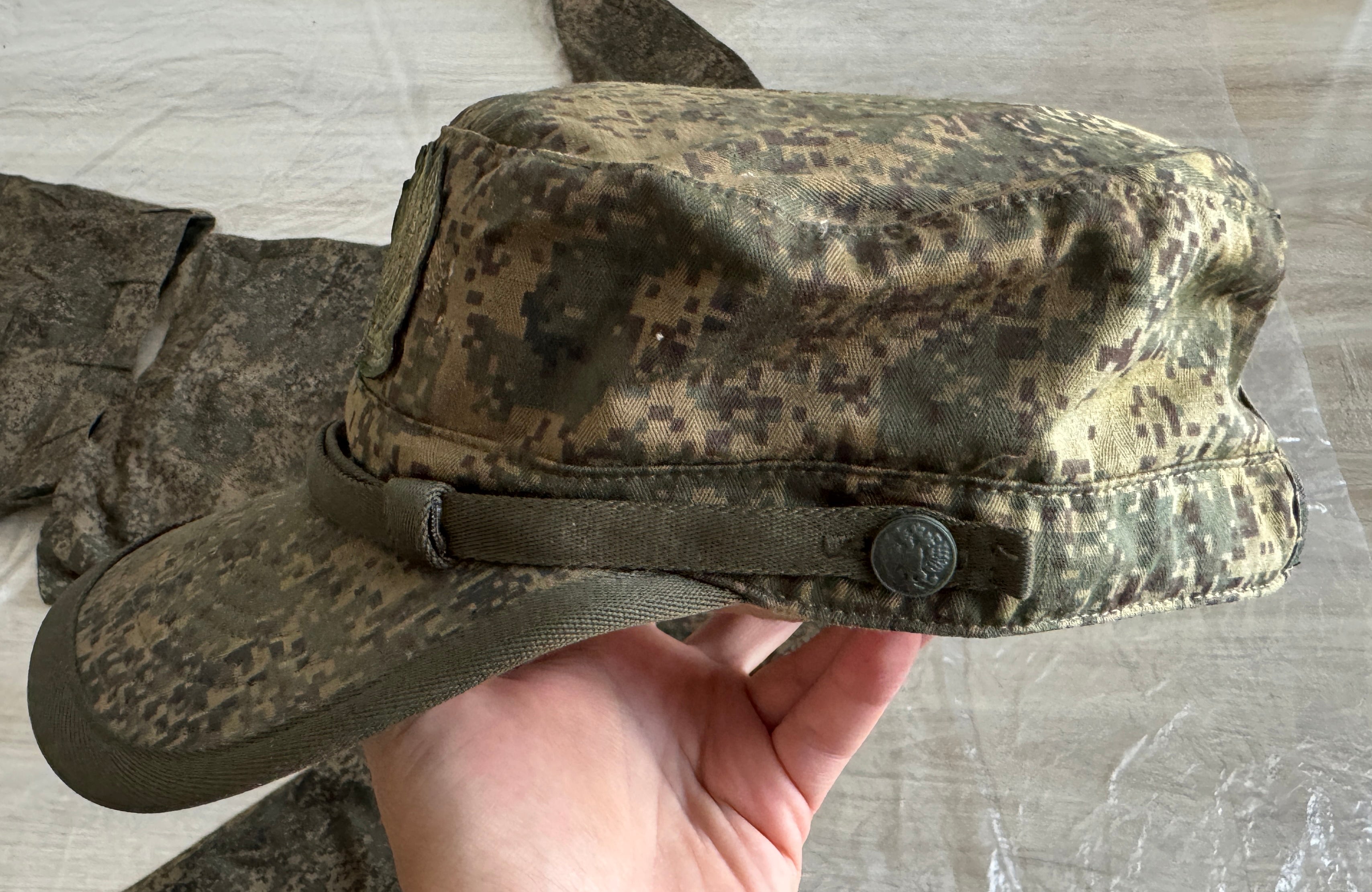 Trophy russian soldier set uniform jacket cap patch sniper costume pants camo russia military army Ukraine war 2022-2024 #4