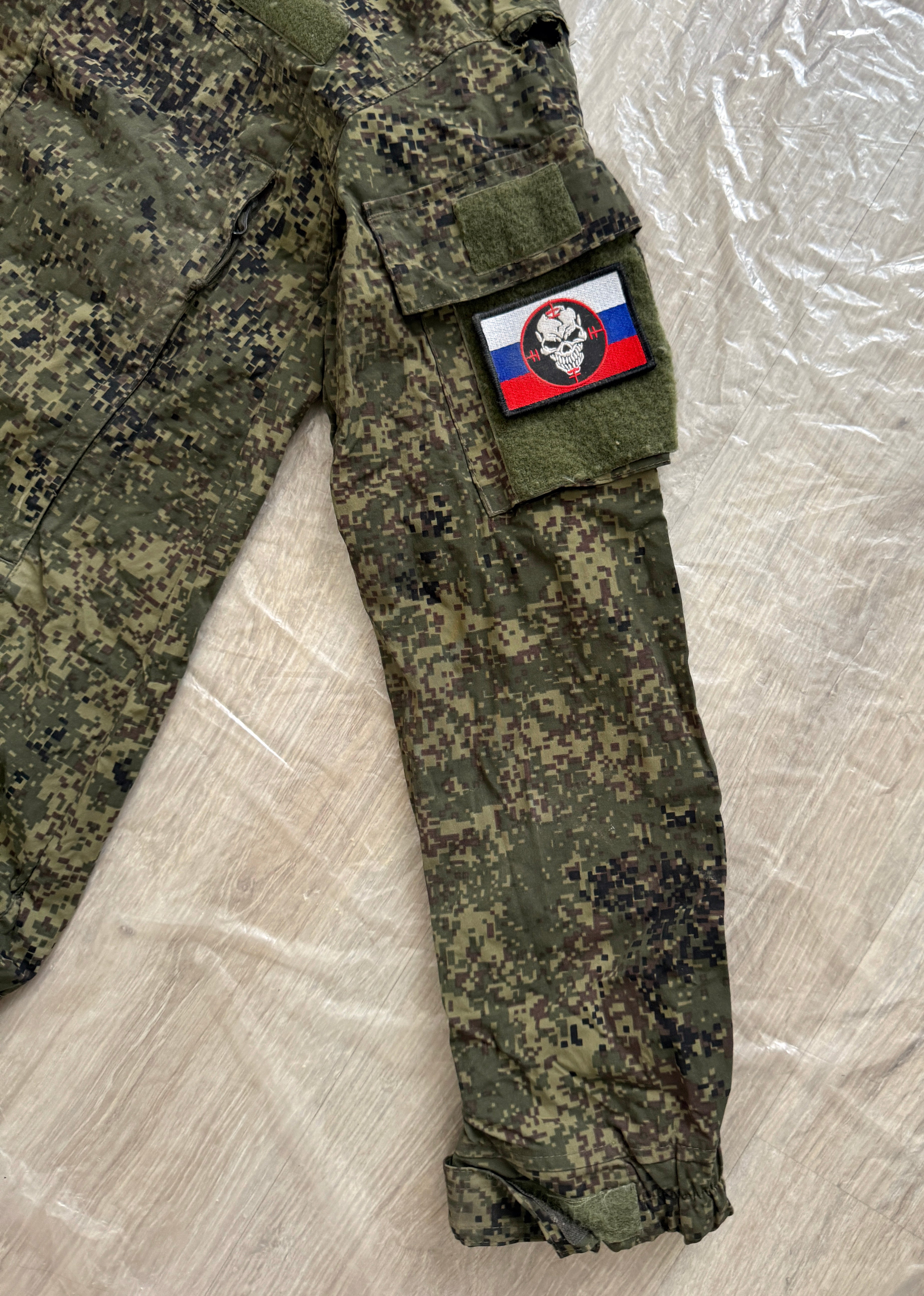 Trophy russian PMC soldier windbreaker jacket patch camouflage uniform military army russia Ukraine war 2022-2024 #2