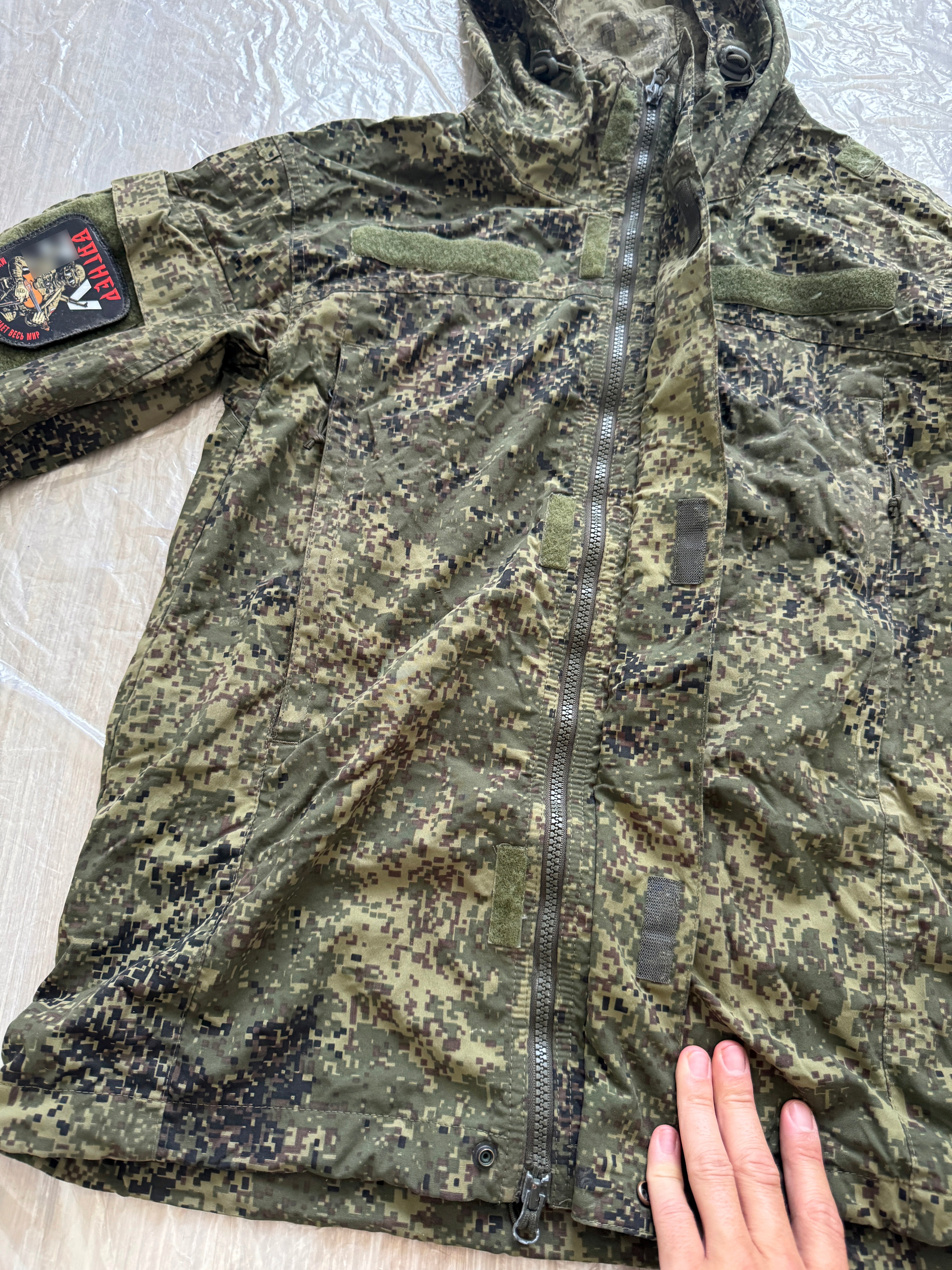 Trophy russian PMC soldier windbreaker jacket patch camouflage uniform military army russia Ukraine war 2022-2024 #2