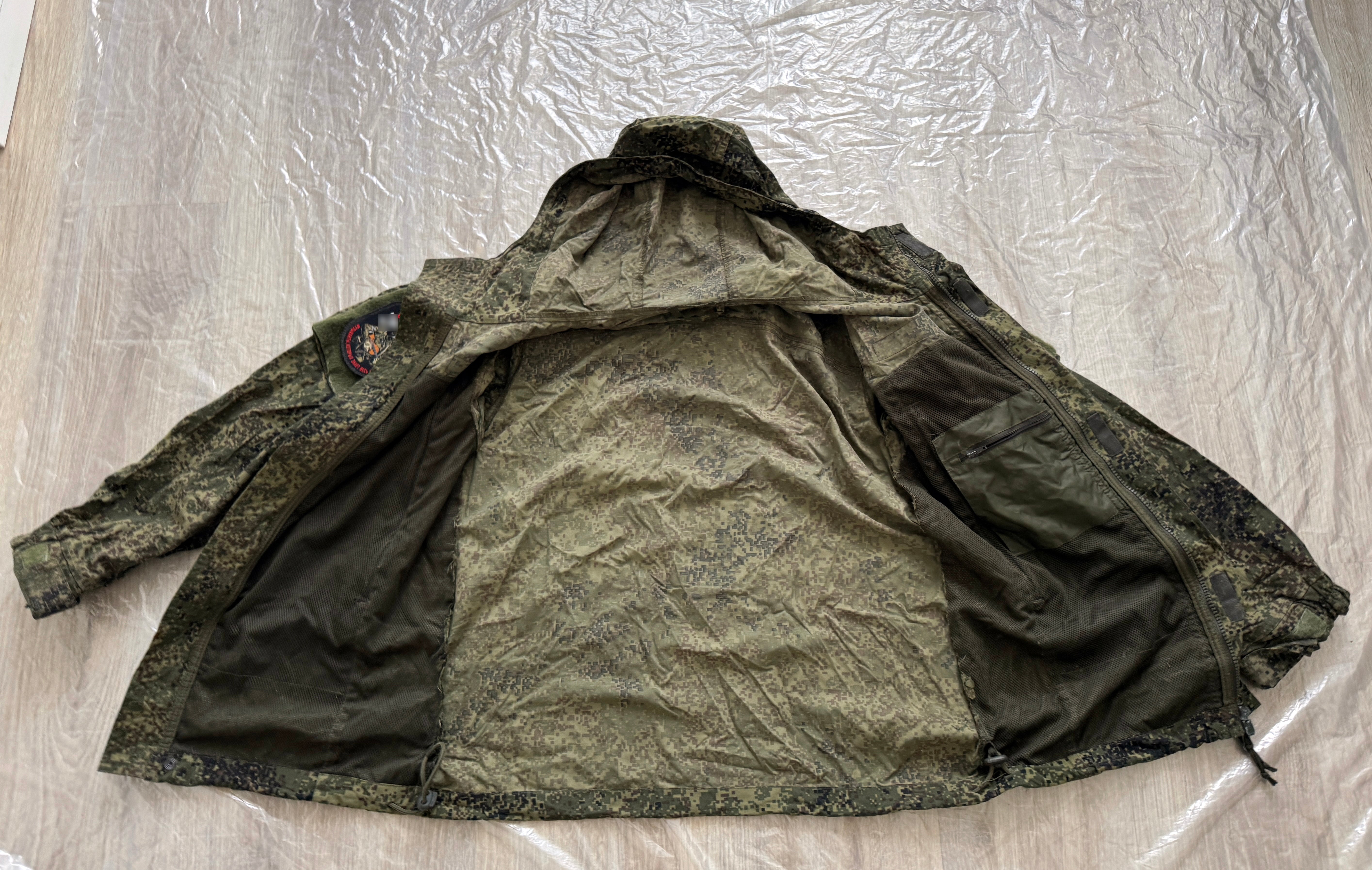 Trophy russian PMC soldier windbreaker jacket patch camouflage uniform military army russia Ukraine war 2022-2024 #2
