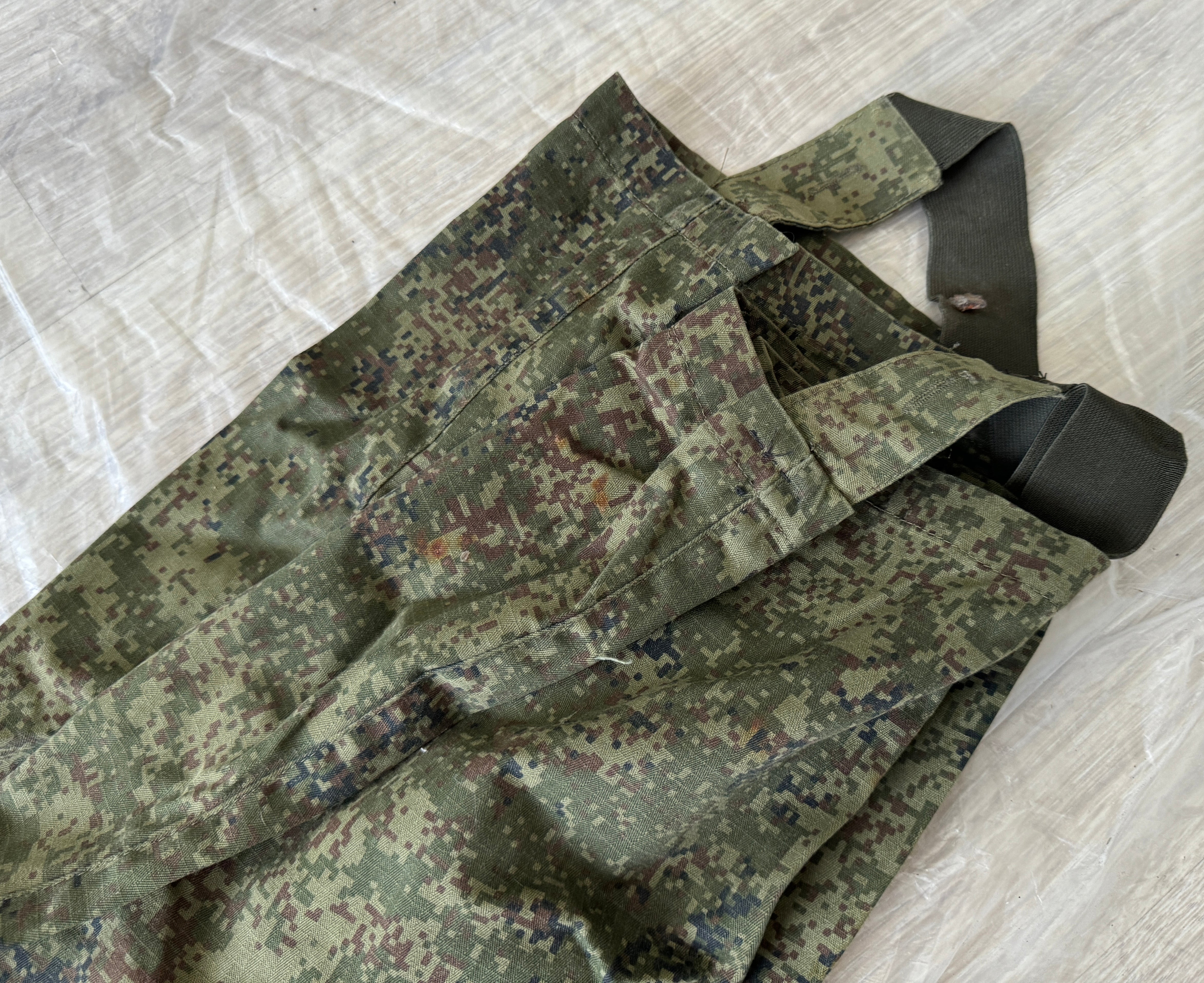 Trophy russian soldier set uniform jacket cap costume pants camo russia military army Ukraine war 2022-2024 #4