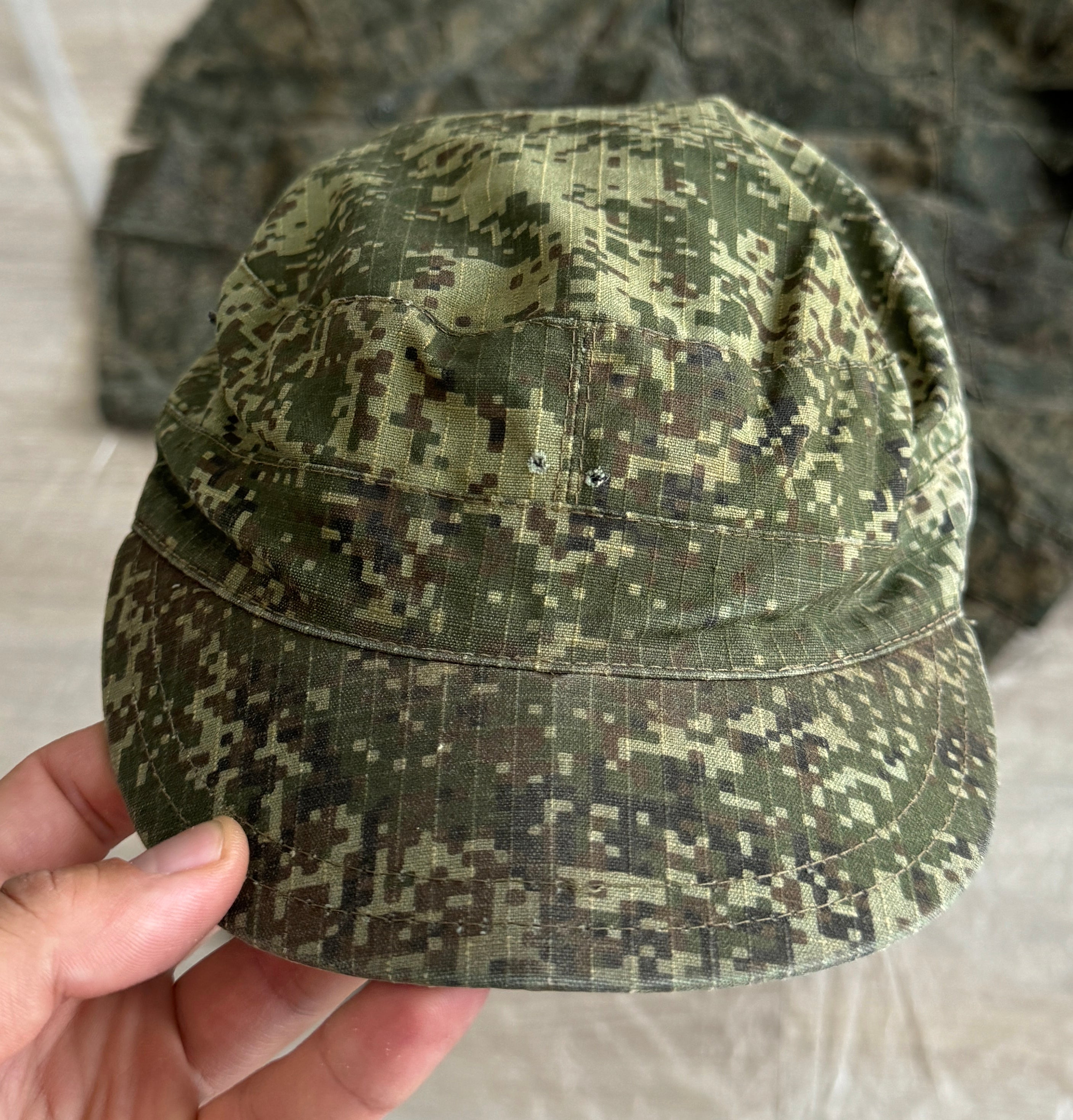 Trophy russian soldier set uniform jacket cap costume pants camo russia military army Ukraine war 2022-2024 #4