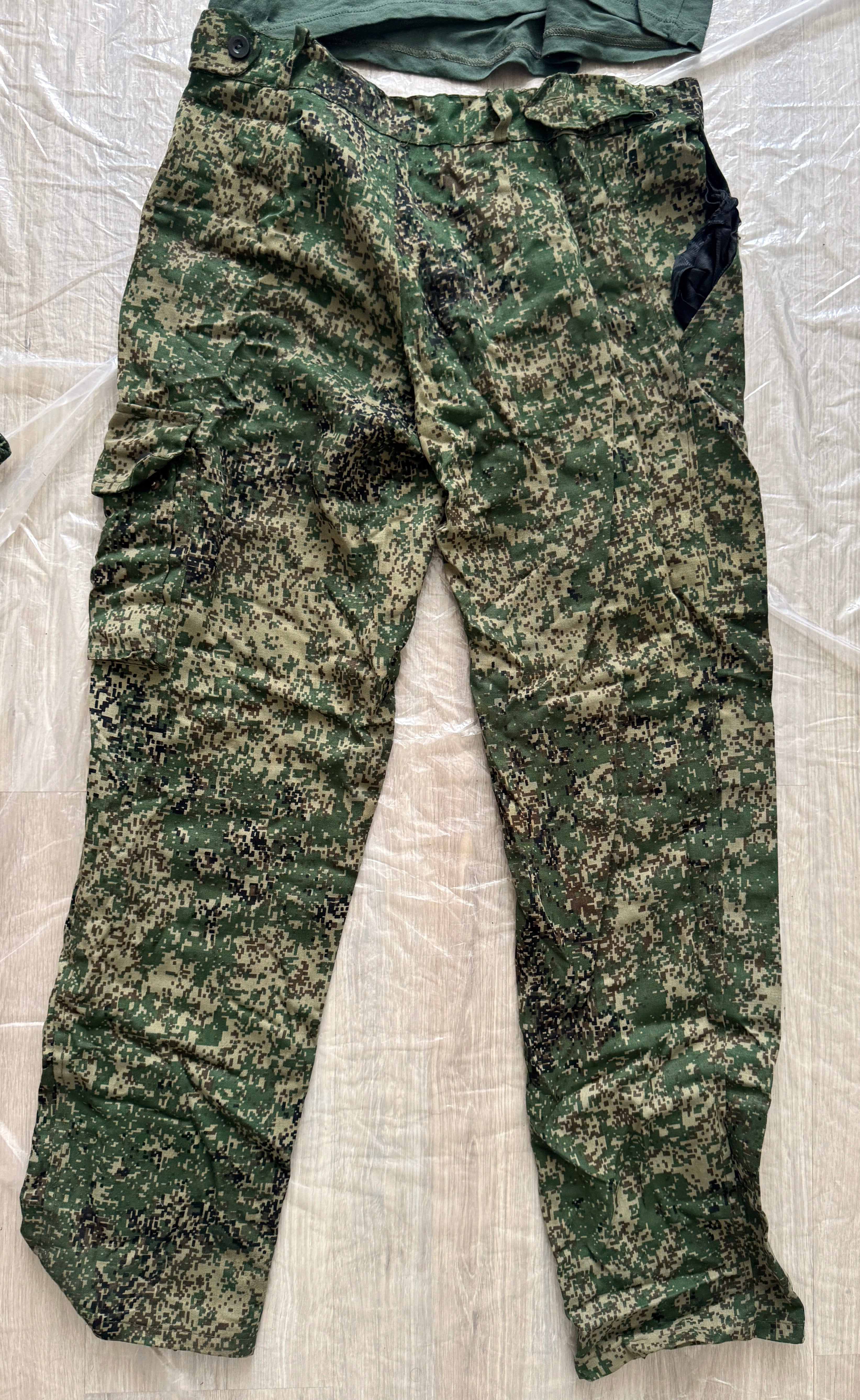 Trophy russian soldier set uniform t-shirt cap costume pants camo russia military army Ukraine war 2022-2024