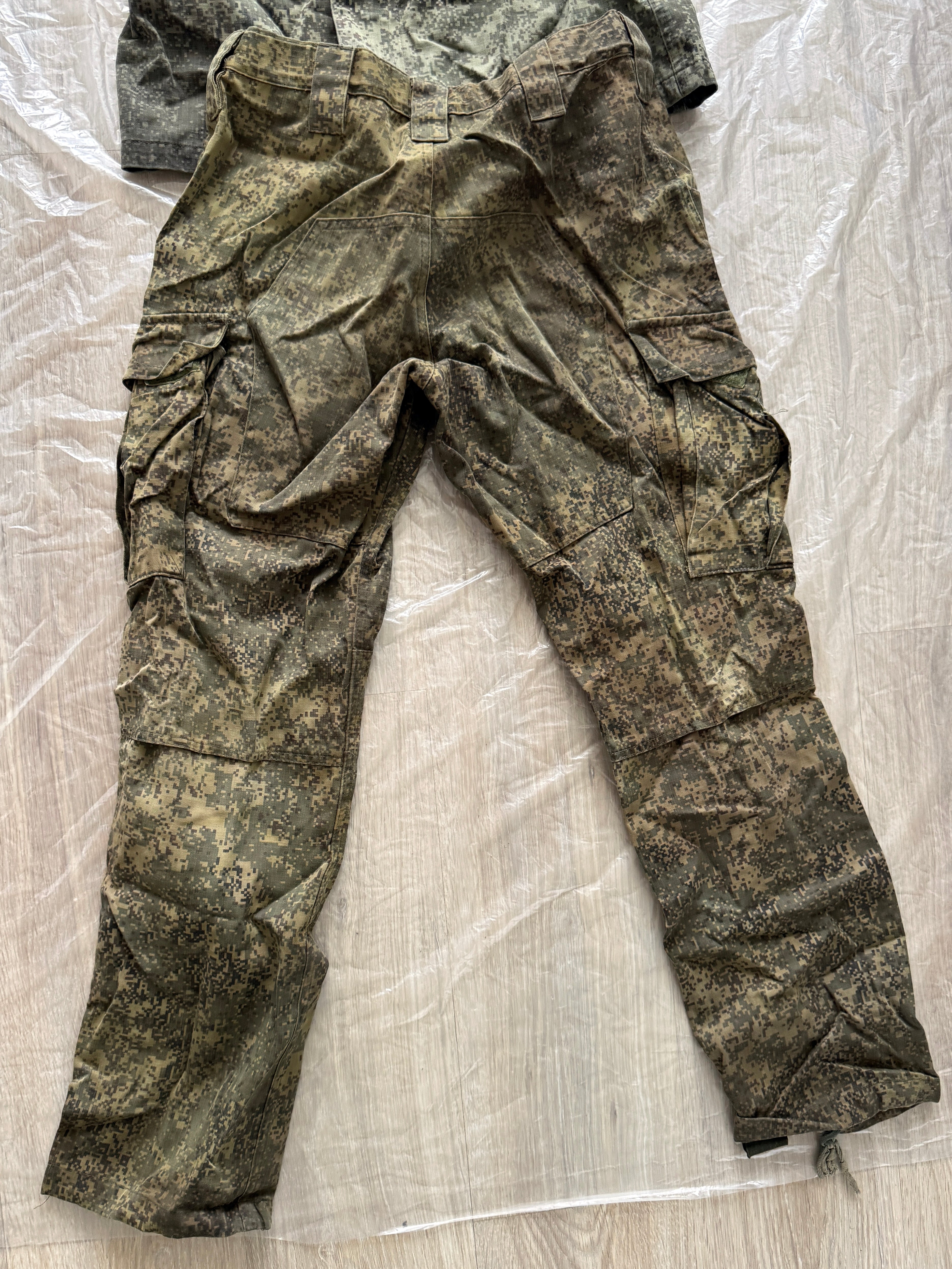 Trophy russian soldier set uniform jacket cap patch costume pants camo russia military army Ukraine war 2022-2024 #8