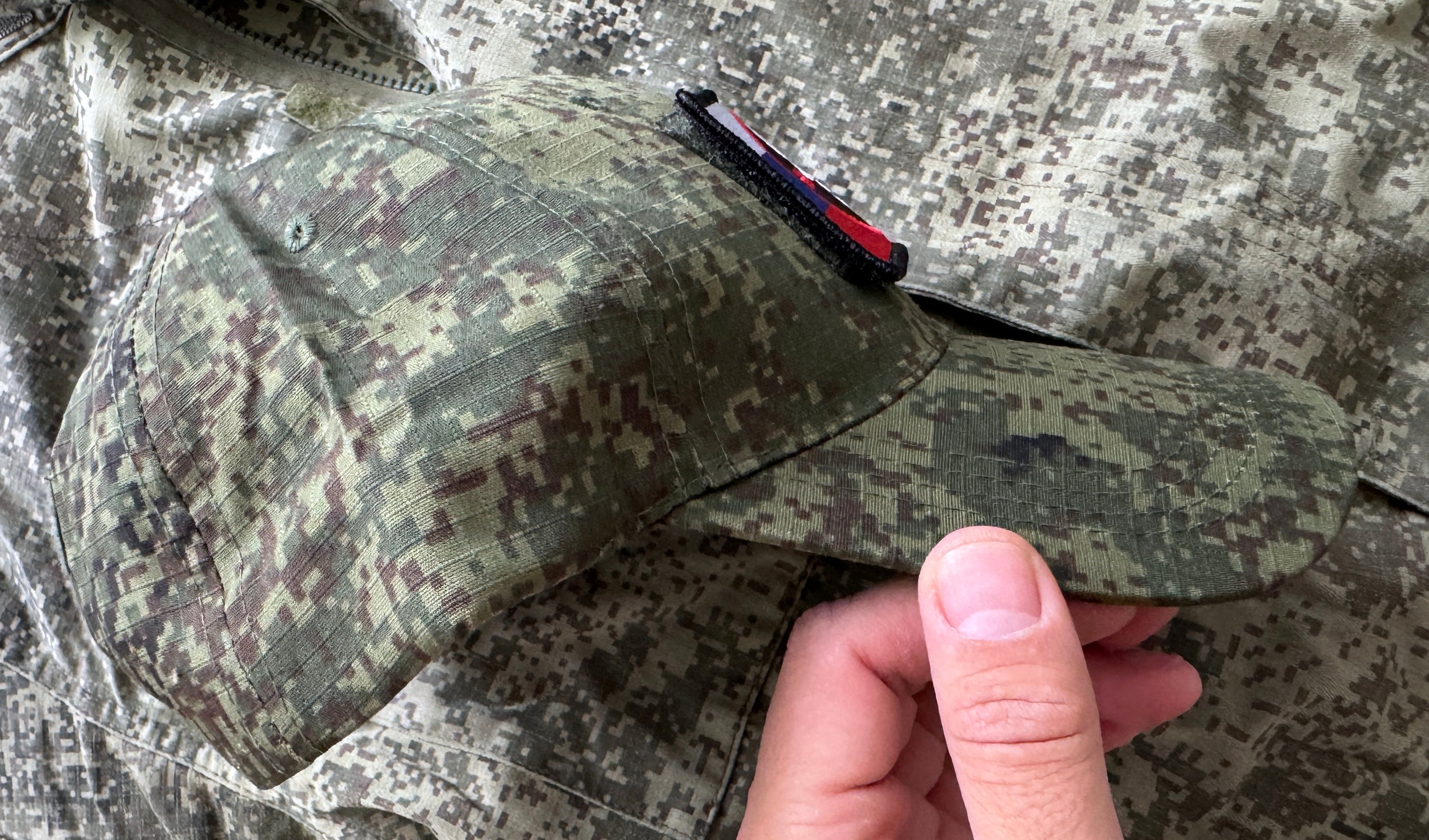 Trophy russian soldier set uniform jacket cap patch costume pants camo russia military army Ukraine war 2022-2024 #8