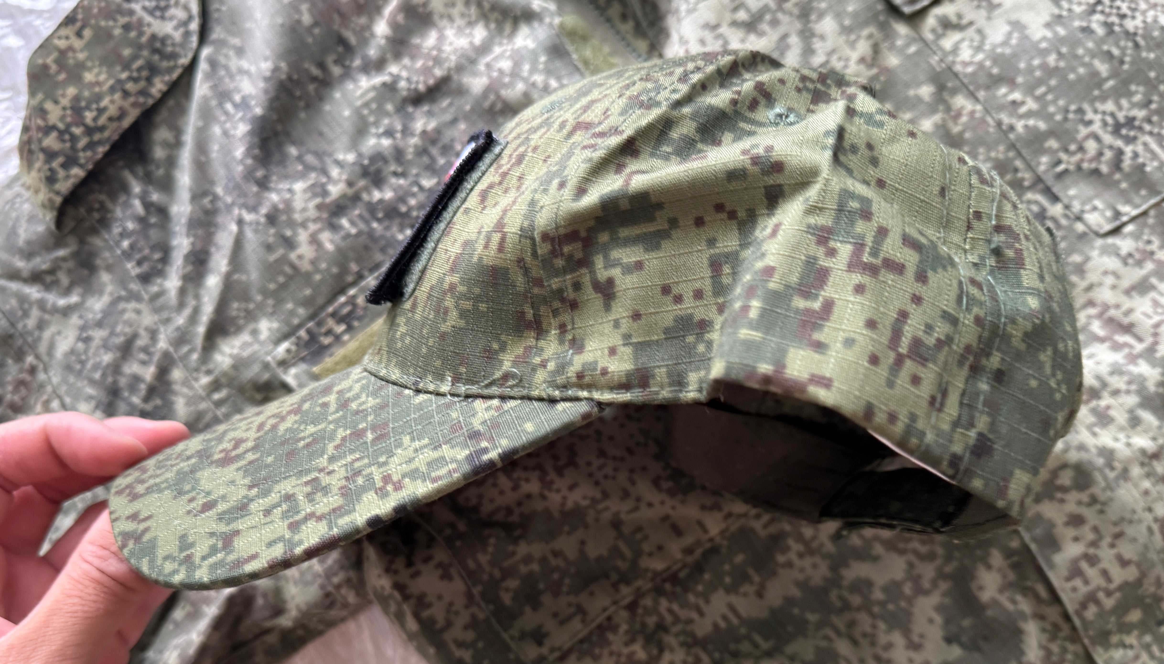 Trophy russian soldier set uniform jacket cap patch costume pants camo russia military army Ukraine war 2022-2024 #8