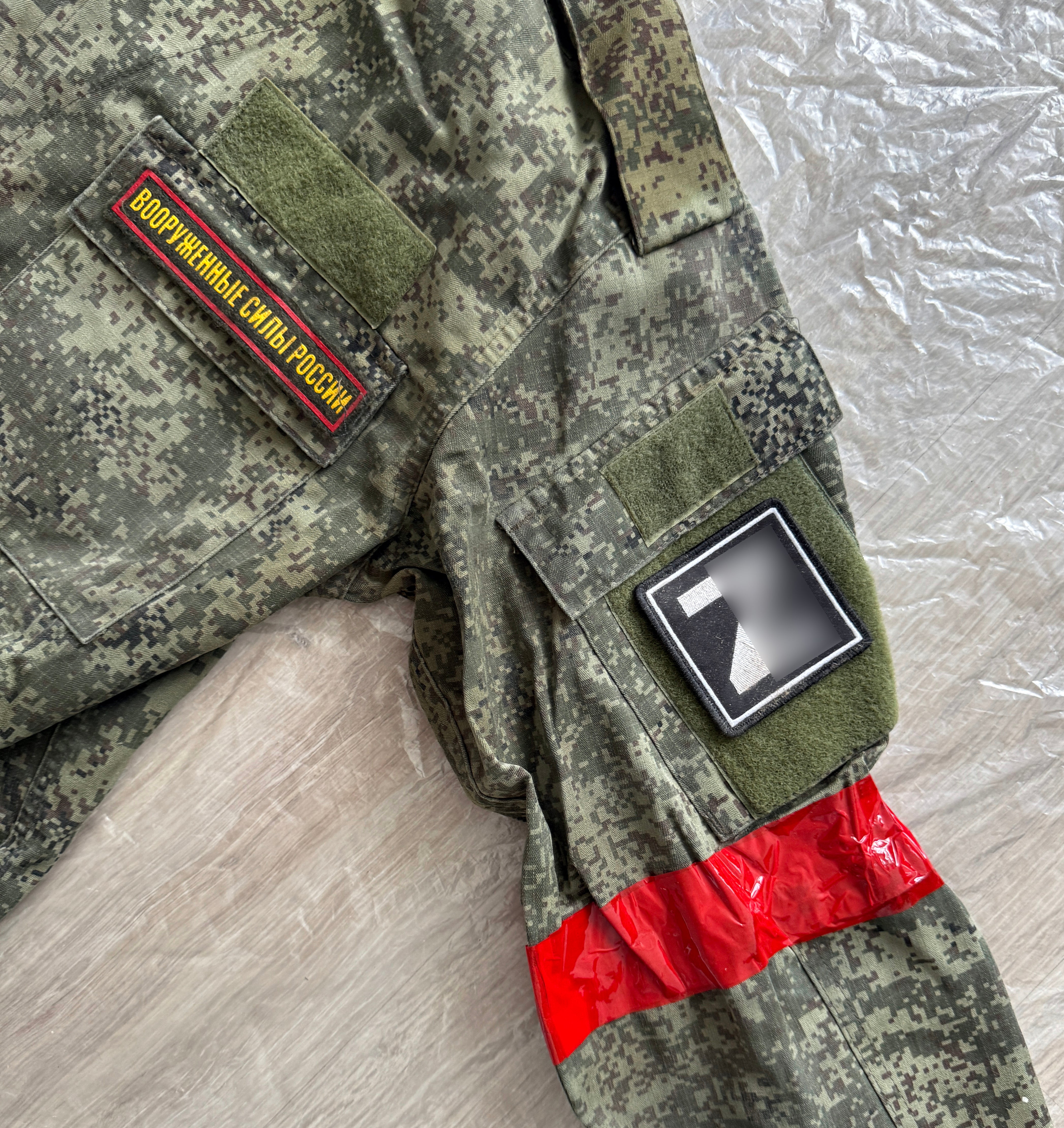 Trophy russian soldier set uniform jacket cap patch costume pants camo russia military army Ukraine war 2022-2024 #8