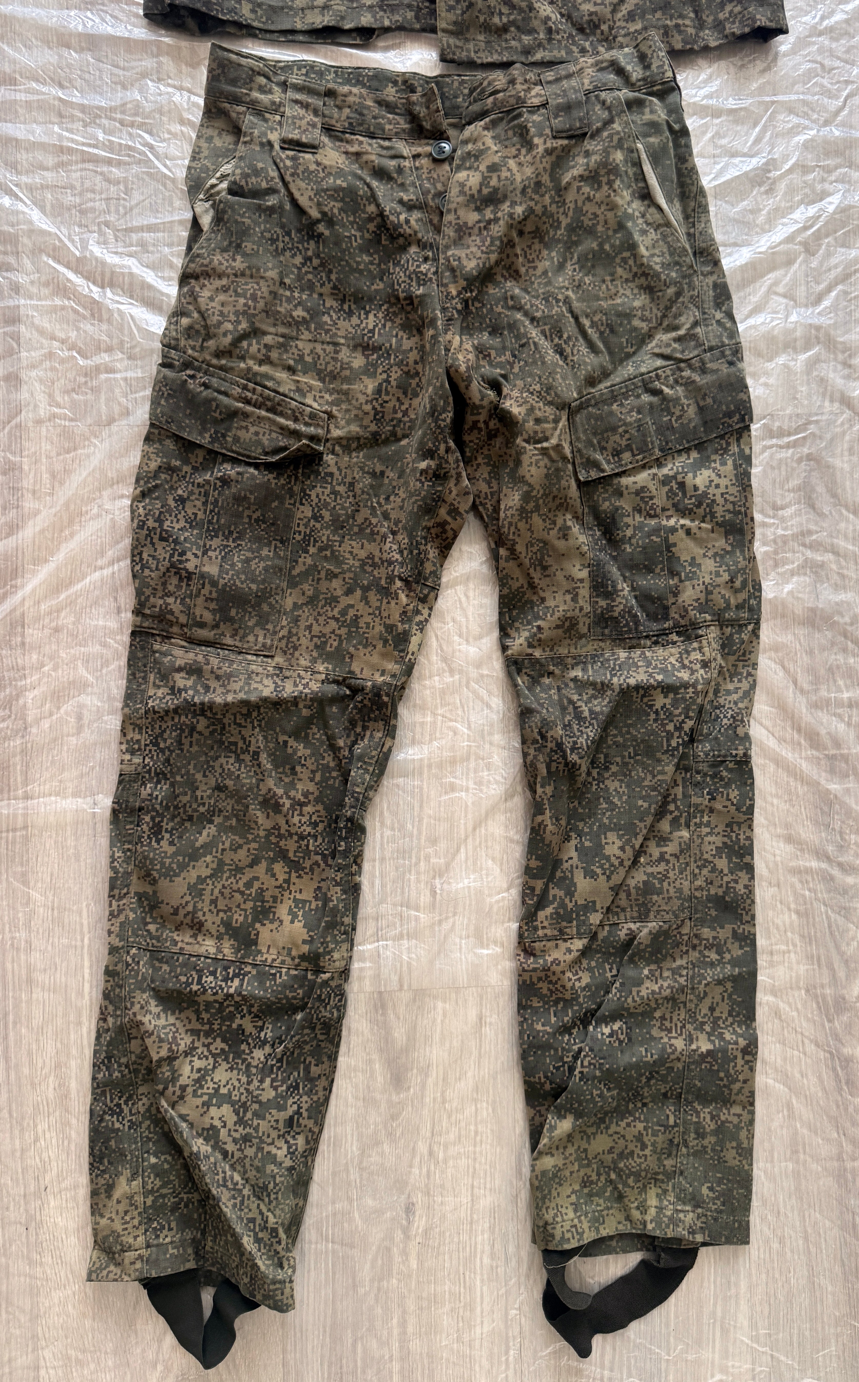 Trophy russian soldier set uniform jacket cap patch costume pants camo russia military army Ukraine war 2022-2024 #9
