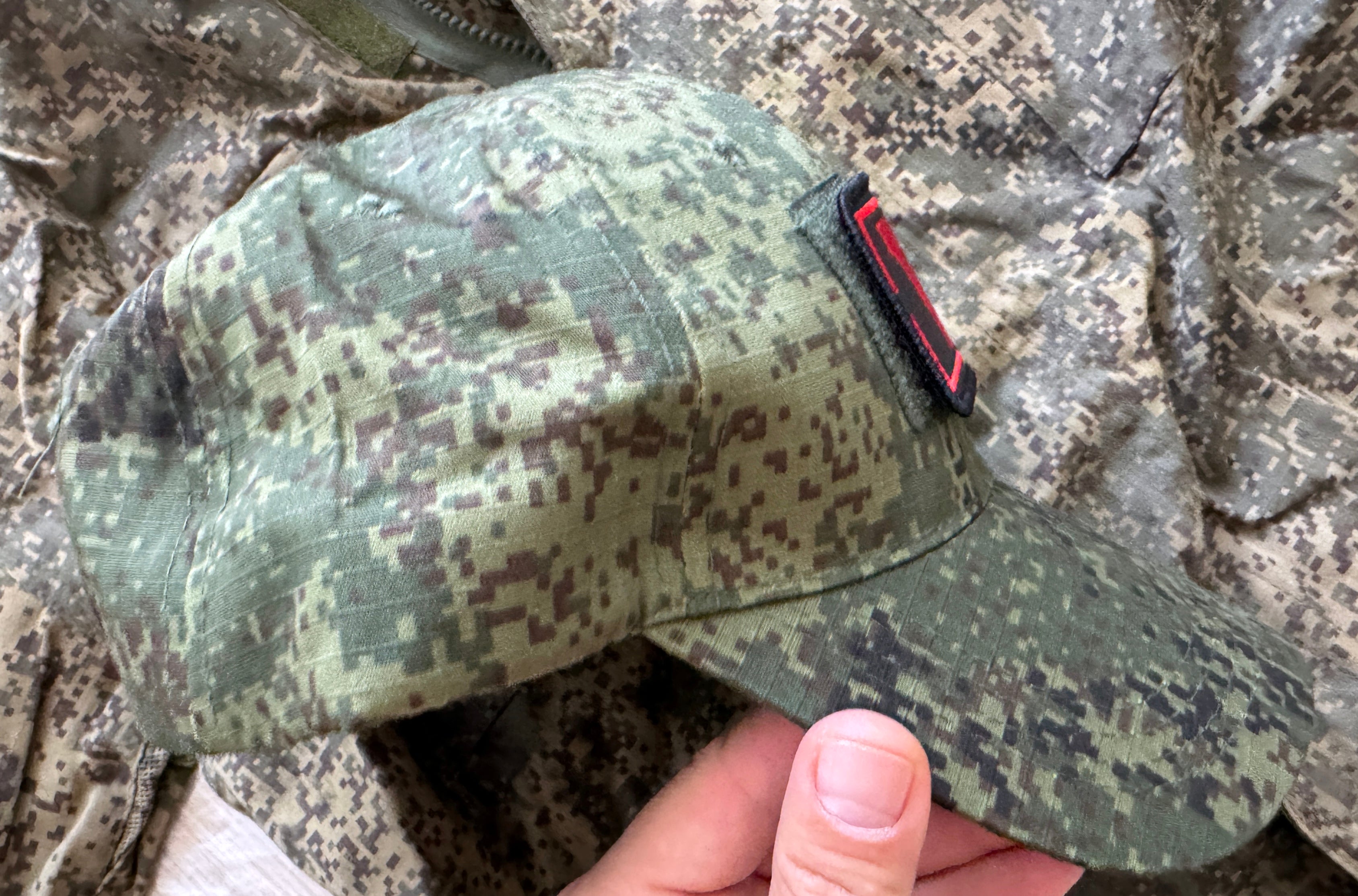 Trophy russian soldier set uniform jacket cap patch costume pants camo russia military army Ukraine war 2022-2024 #9