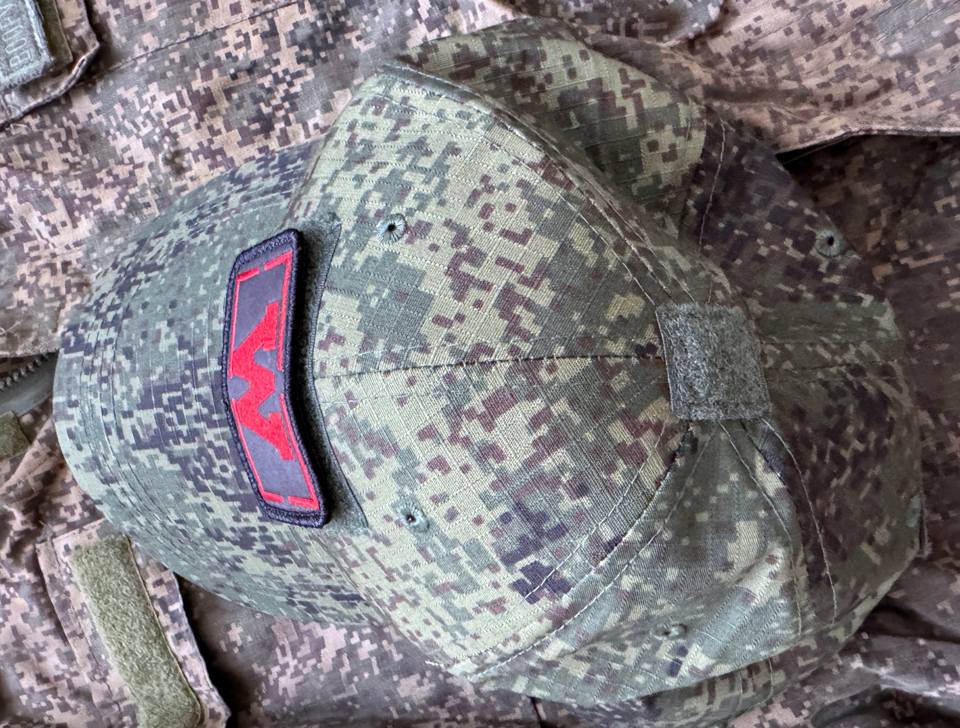 Trophy russian soldier set uniform jacket cap patch costume pants camo russia military army Ukraine war 2022-2024 #9
