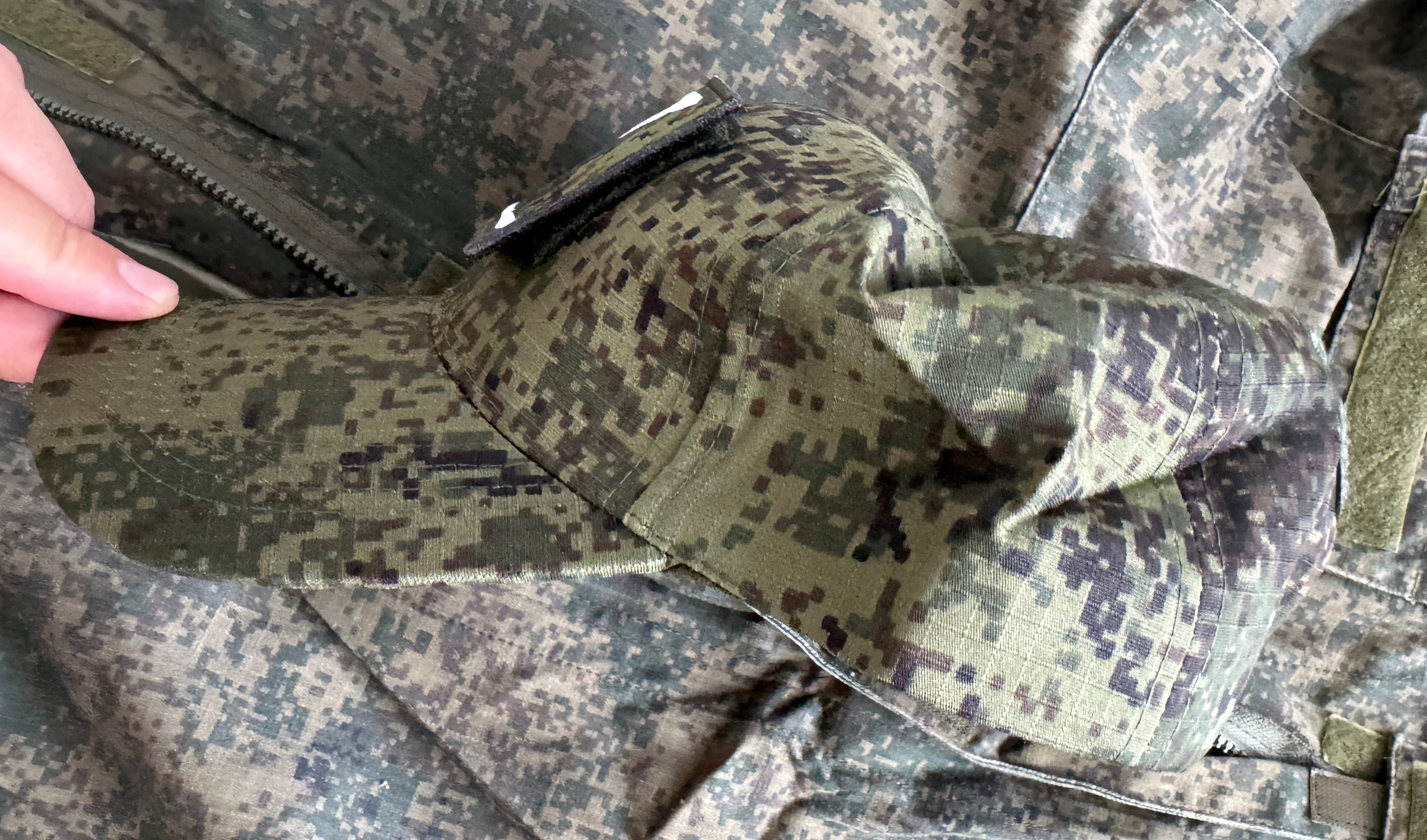Trophy russian soldier set uniform jacket cap patch costume pants camo russia military army Ukraine war 2022-2024 #6