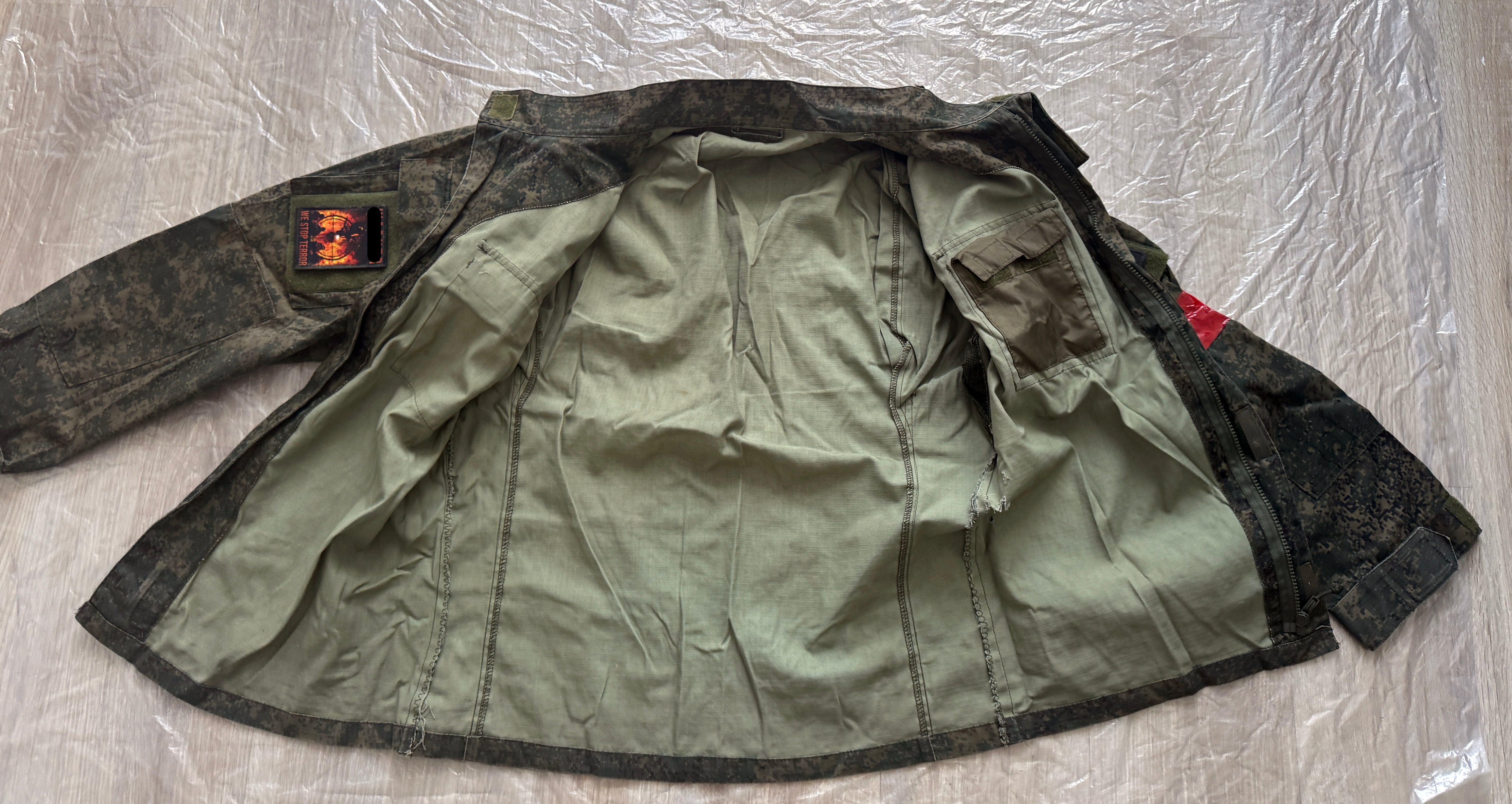 Trophy russian soldier set uniform jacket cap patch costume pants camo russia military army Ukraine war 2022-2024 #6