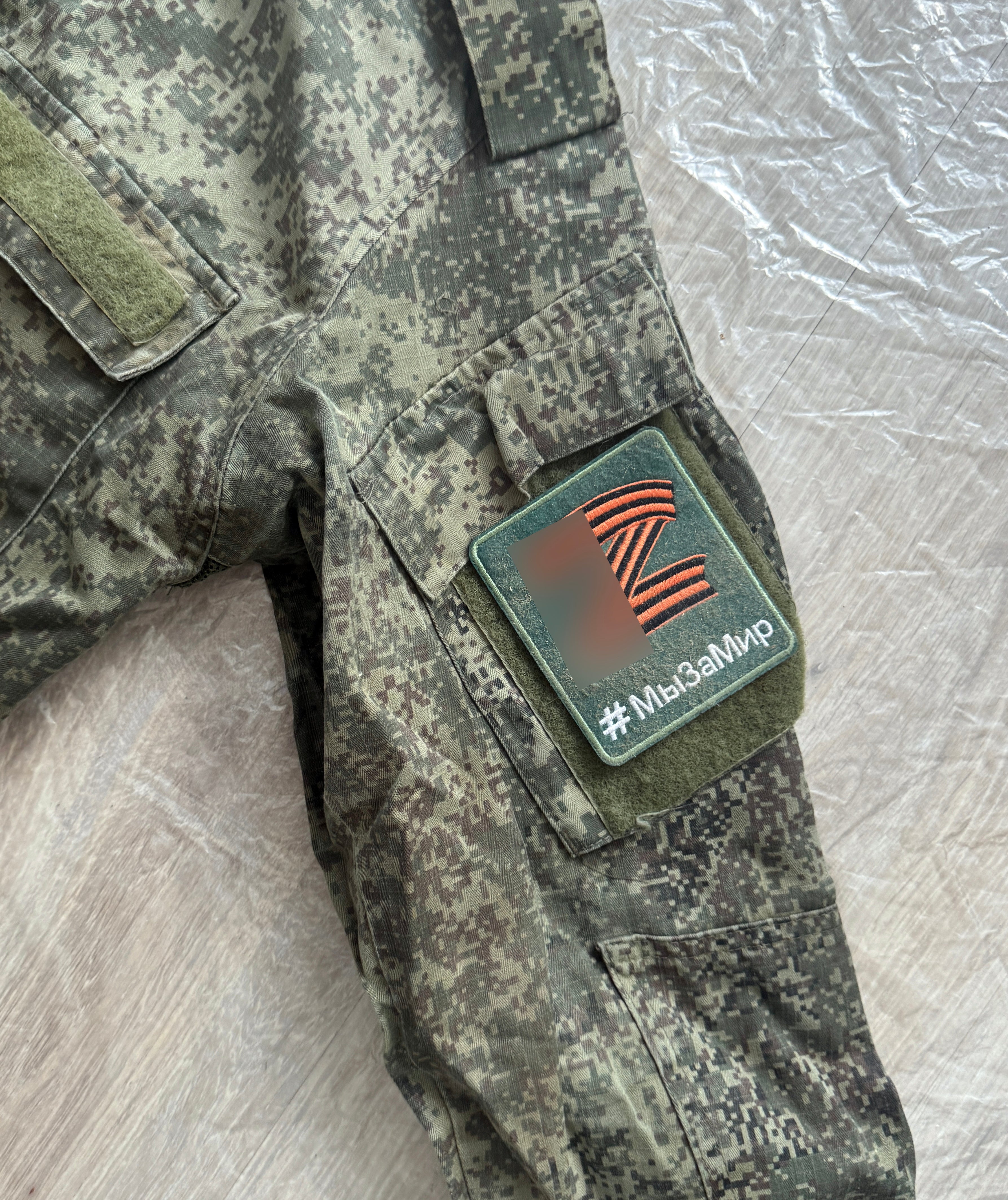 Trophy russian PMC soldier set uniform jacket patch costume pants camo russia military army Ukraine war 2022-2024 #10