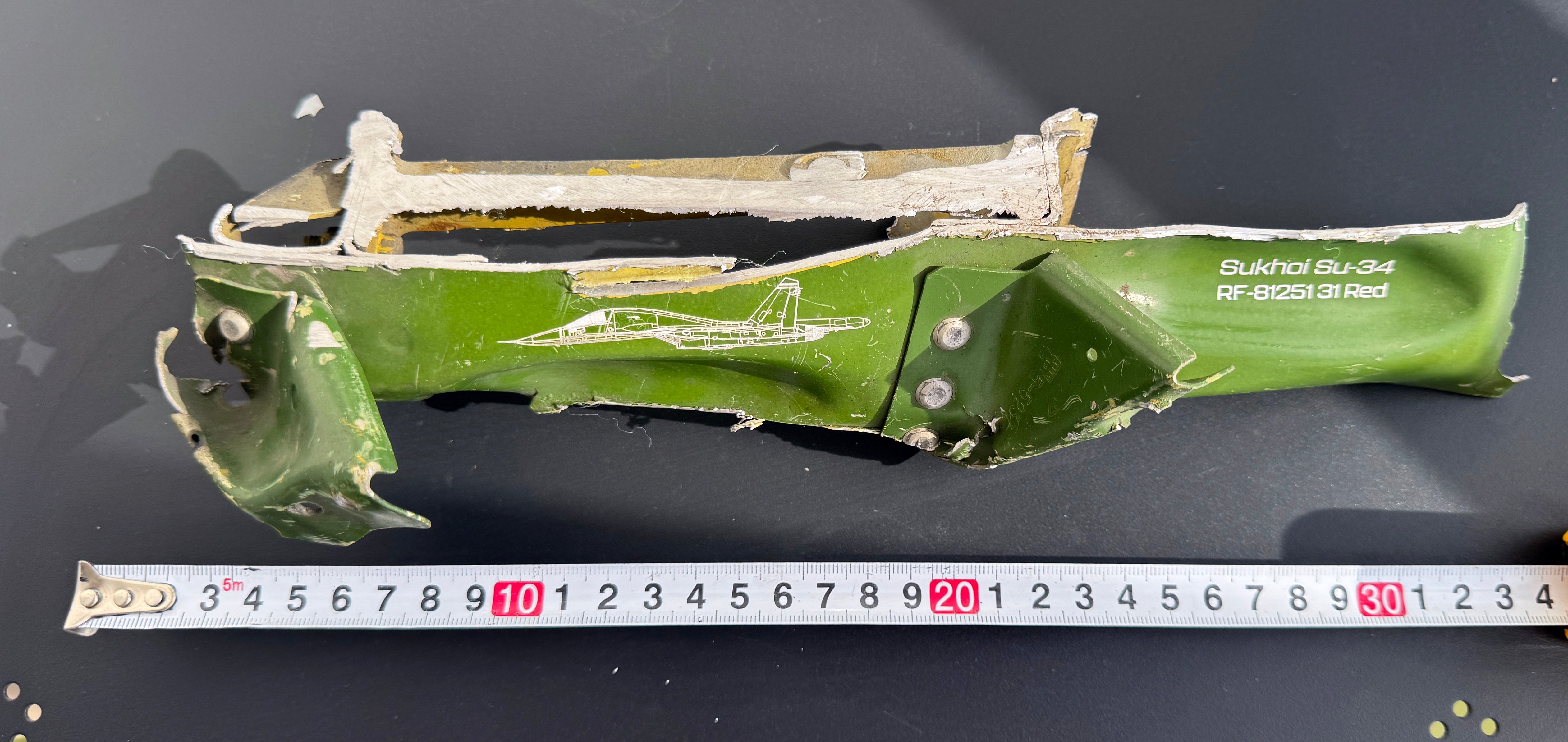 Trophy part of the front-line supersonic fighter-bomber SU 34 russian shot down aviation russia Ukraine war #120