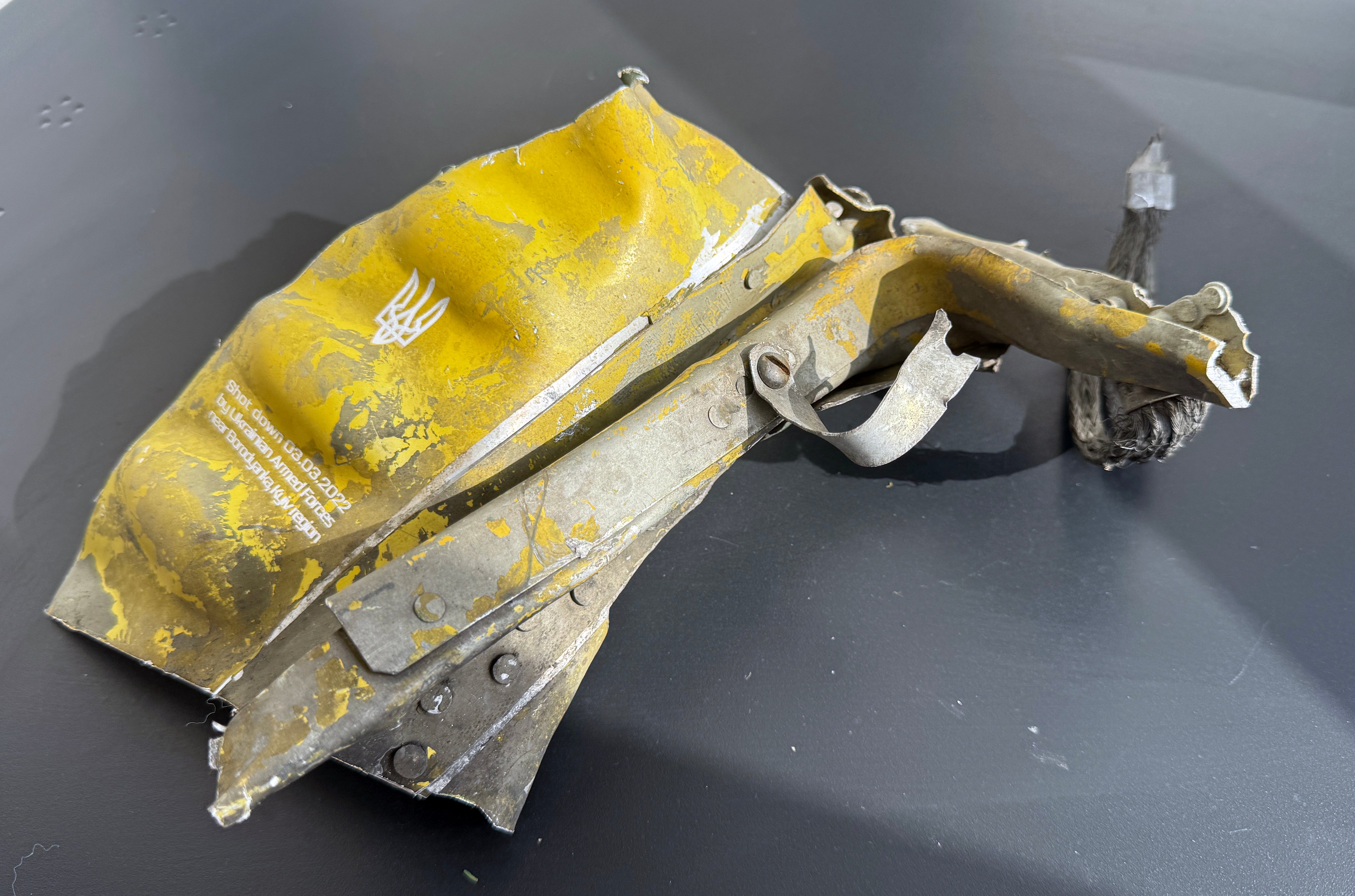 Trophy part of the front-line supersonic fighter-bomber SU 34 russian shot down aviation russia Ukraine war #130