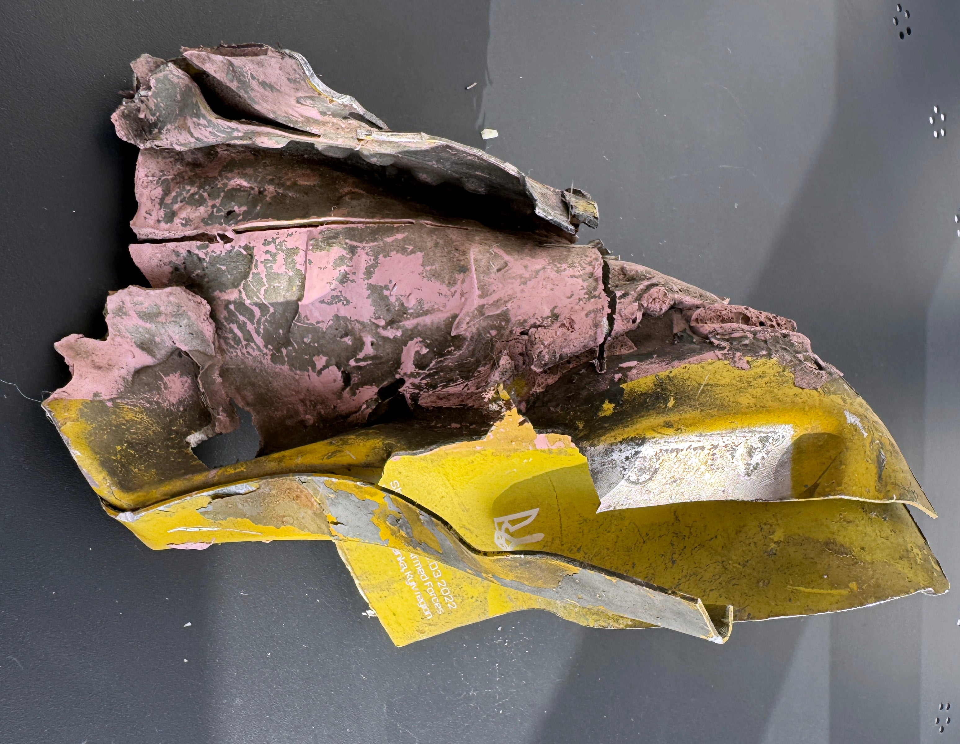 Trophy part of the front-line supersonic fighter-bomber SU 34 russian shot down aviation russia Ukraine war #139