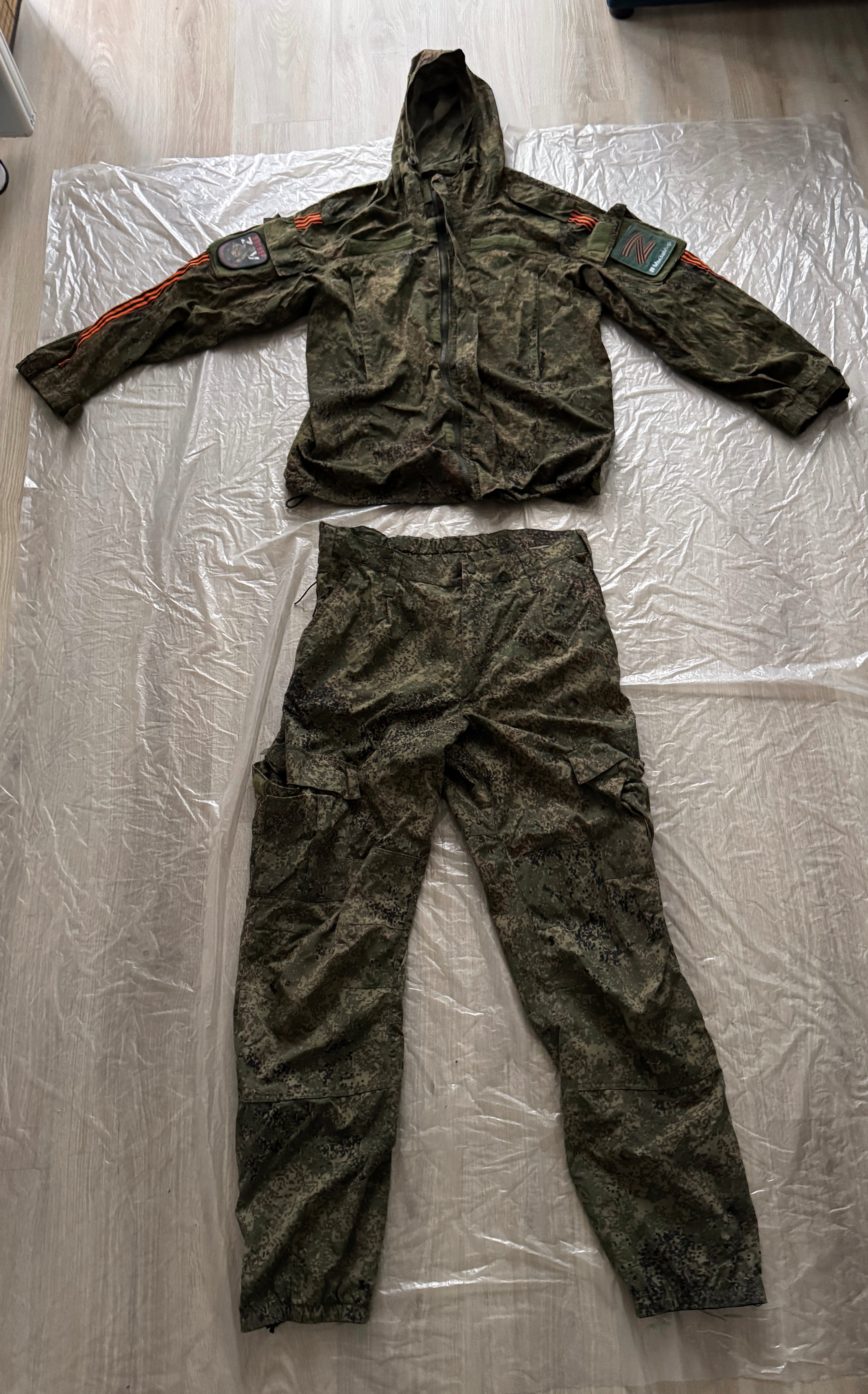 only for adamantyladamantan Trophy set military ID document uniform patches cap russian army soldier military Ukraine russia war 2023