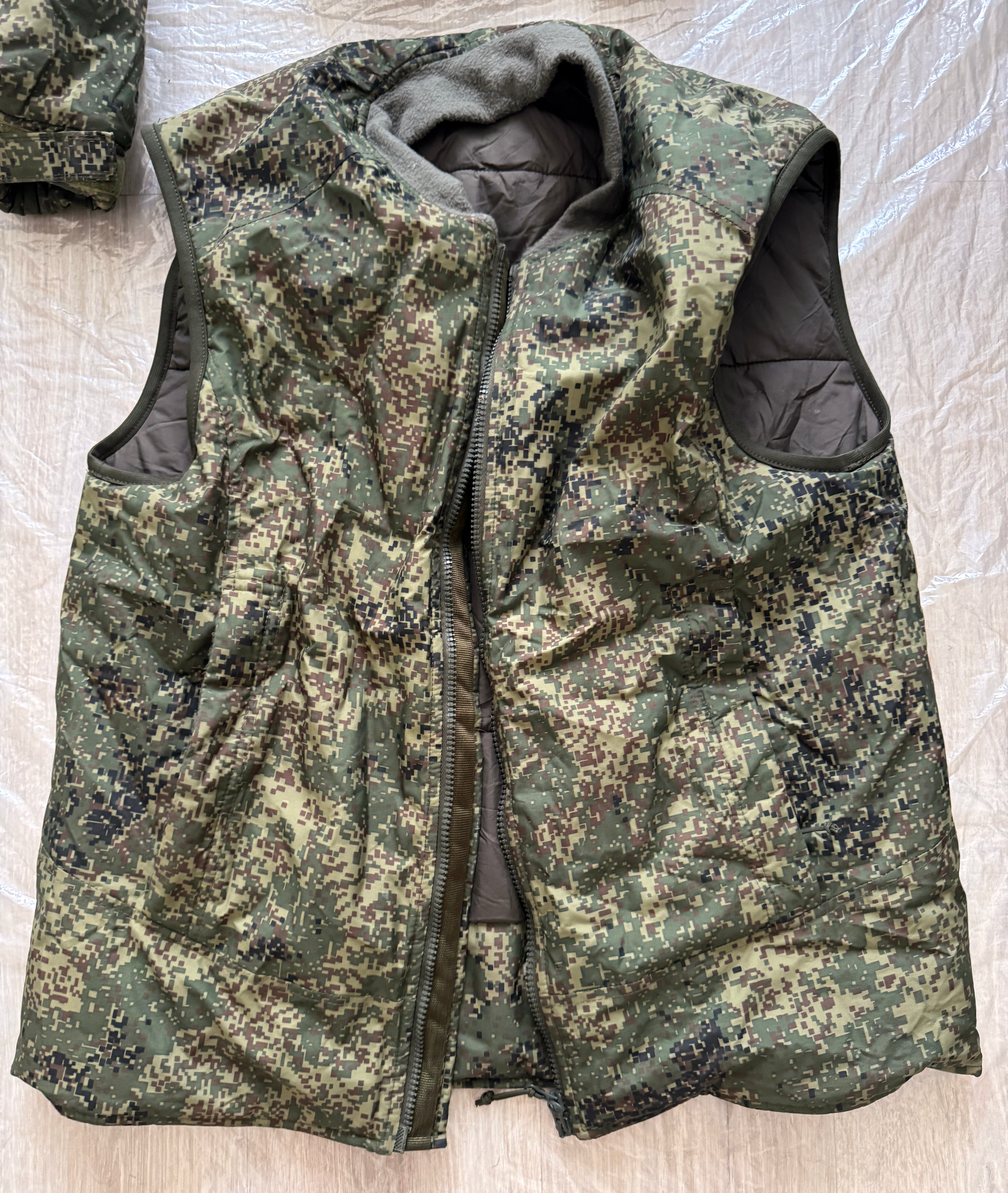 Trophy russian soldier set intelligence uniform winter jacket patch costume pants hat vest balaclava gloves camo russia military army Ukraine war 2022-2024 #6