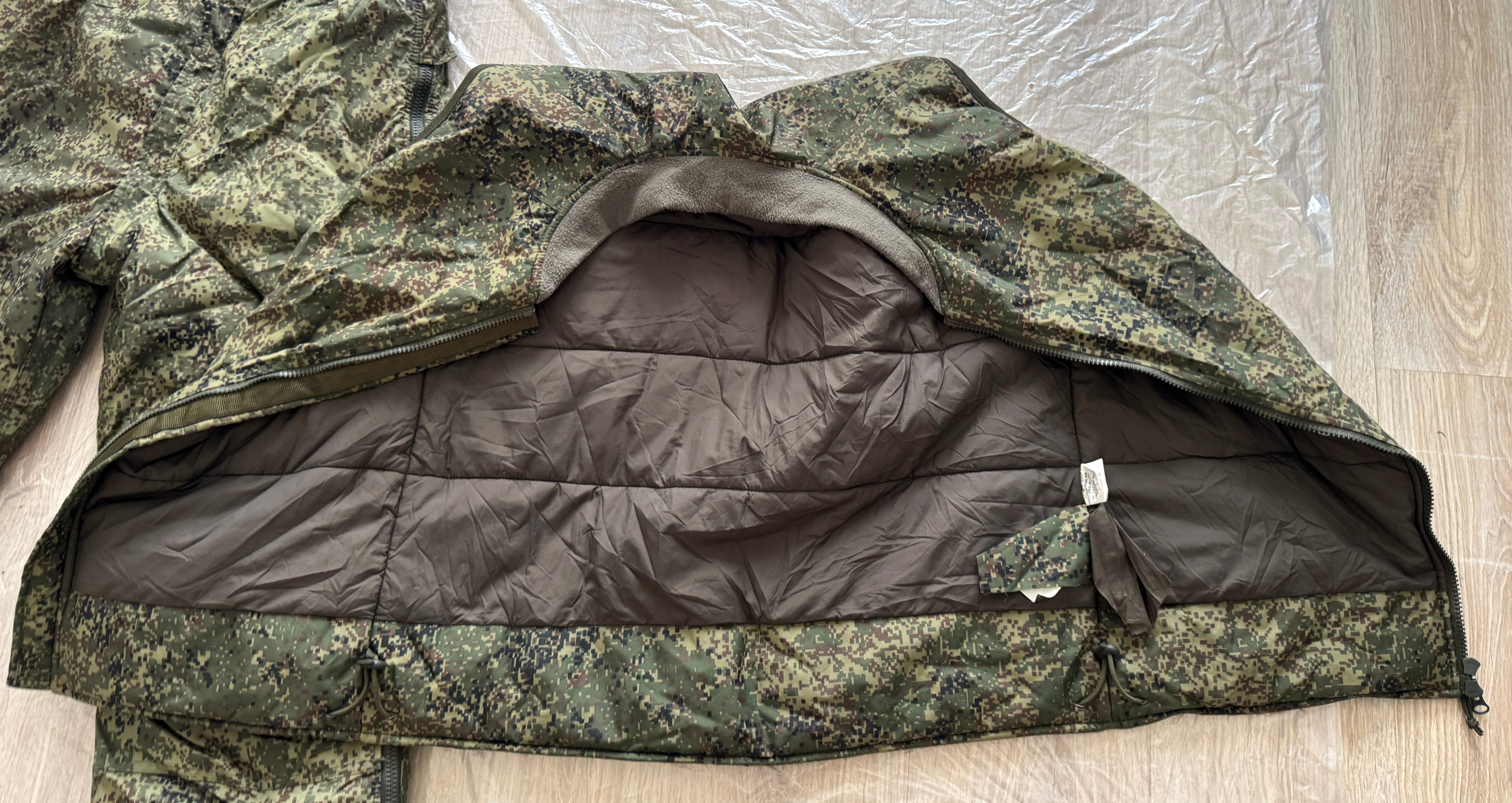 Trophy russian soldier set intelligence uniform winter jacket patch costume pants hat vest balaclava gloves camo russia military army Ukraine war 2022-2024 #6