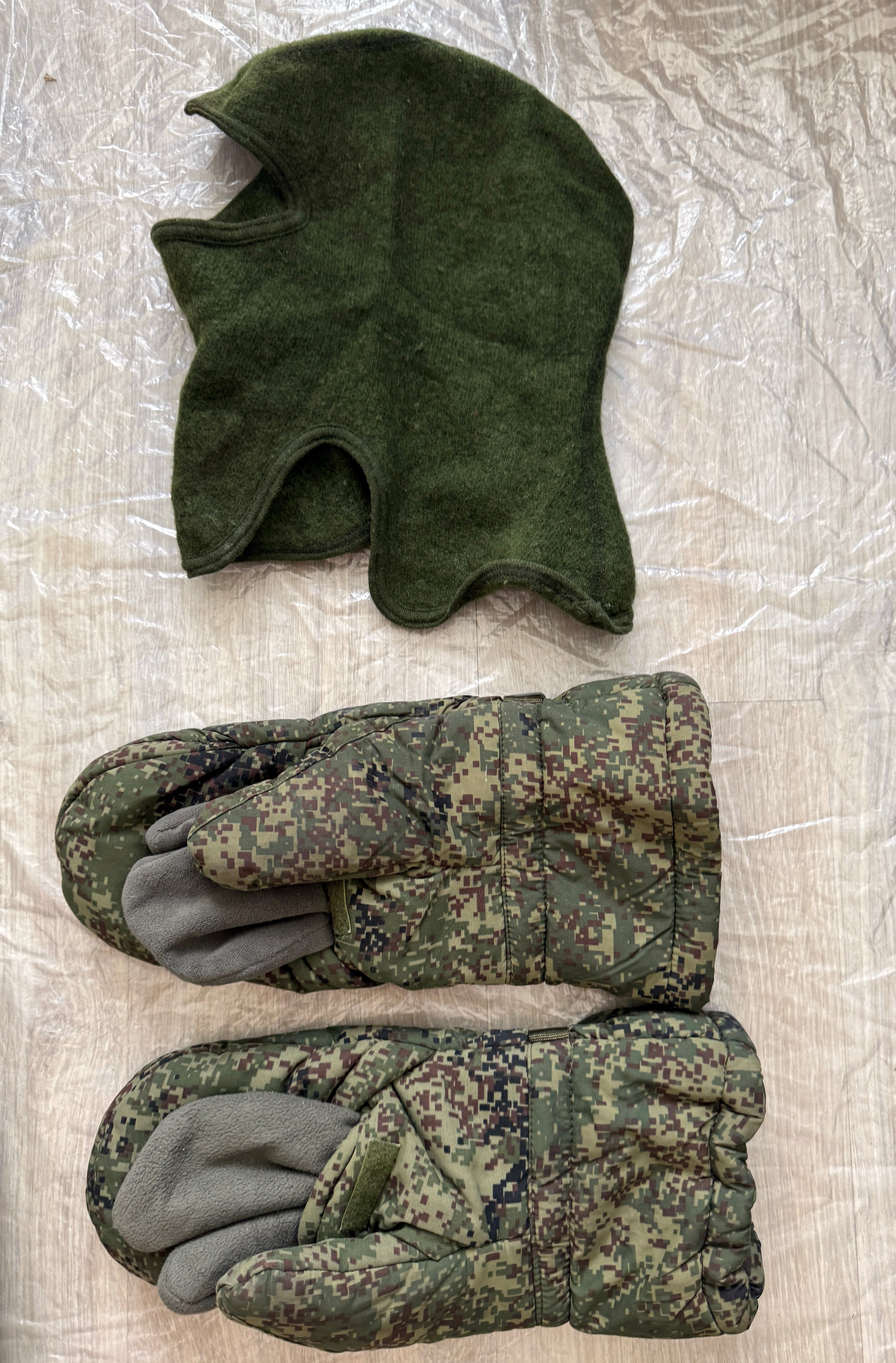 Trophy russian soldier set intelligence uniform winter jacket patch costume pants hat vest balaclava gloves camo russia military army Ukraine war 2022-2024 #6