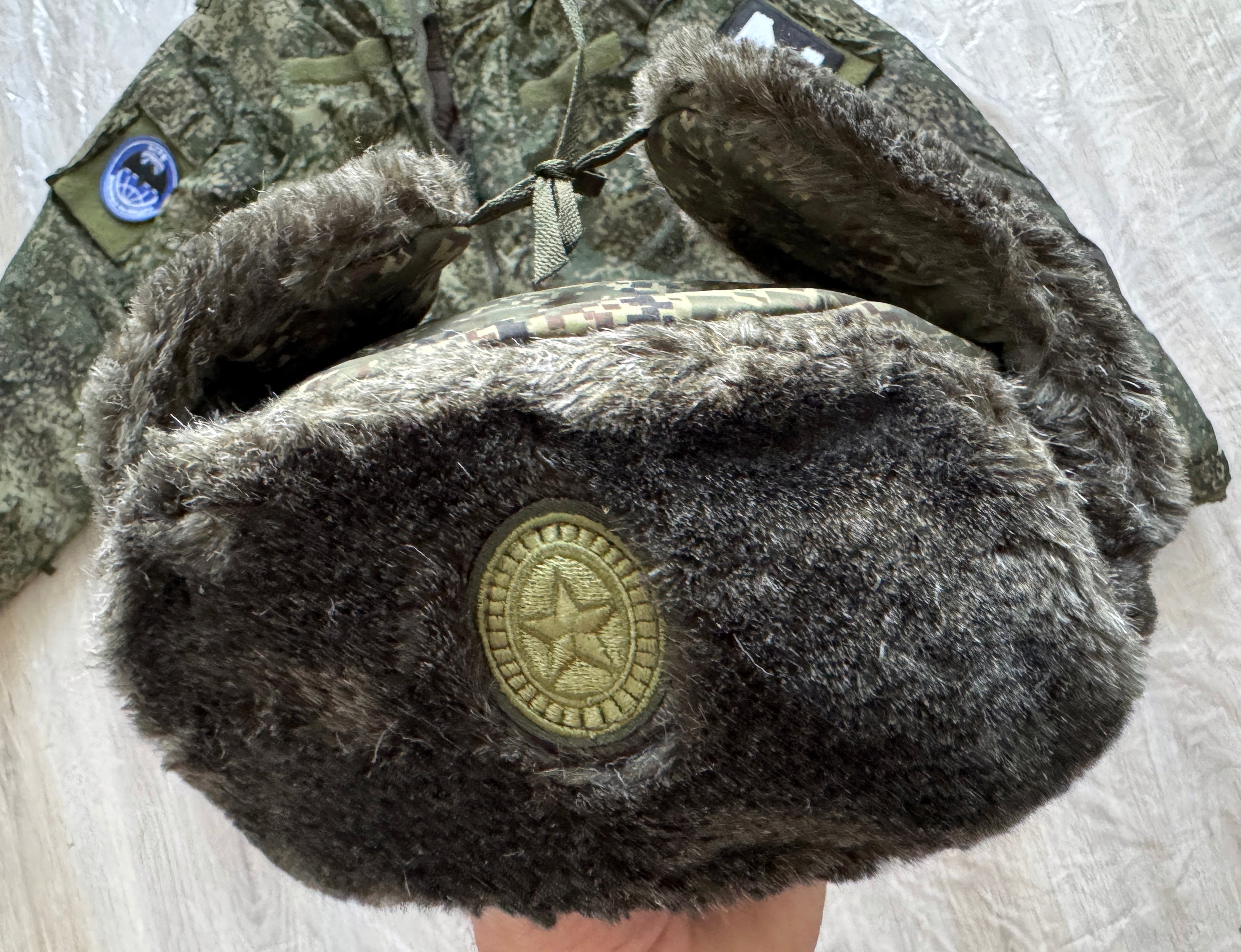 Trophy russian soldier set intelligence uniform winter jacket patch costume pants hat vest balaclava gloves camo russia military army Ukraine war 2022-2024 #6