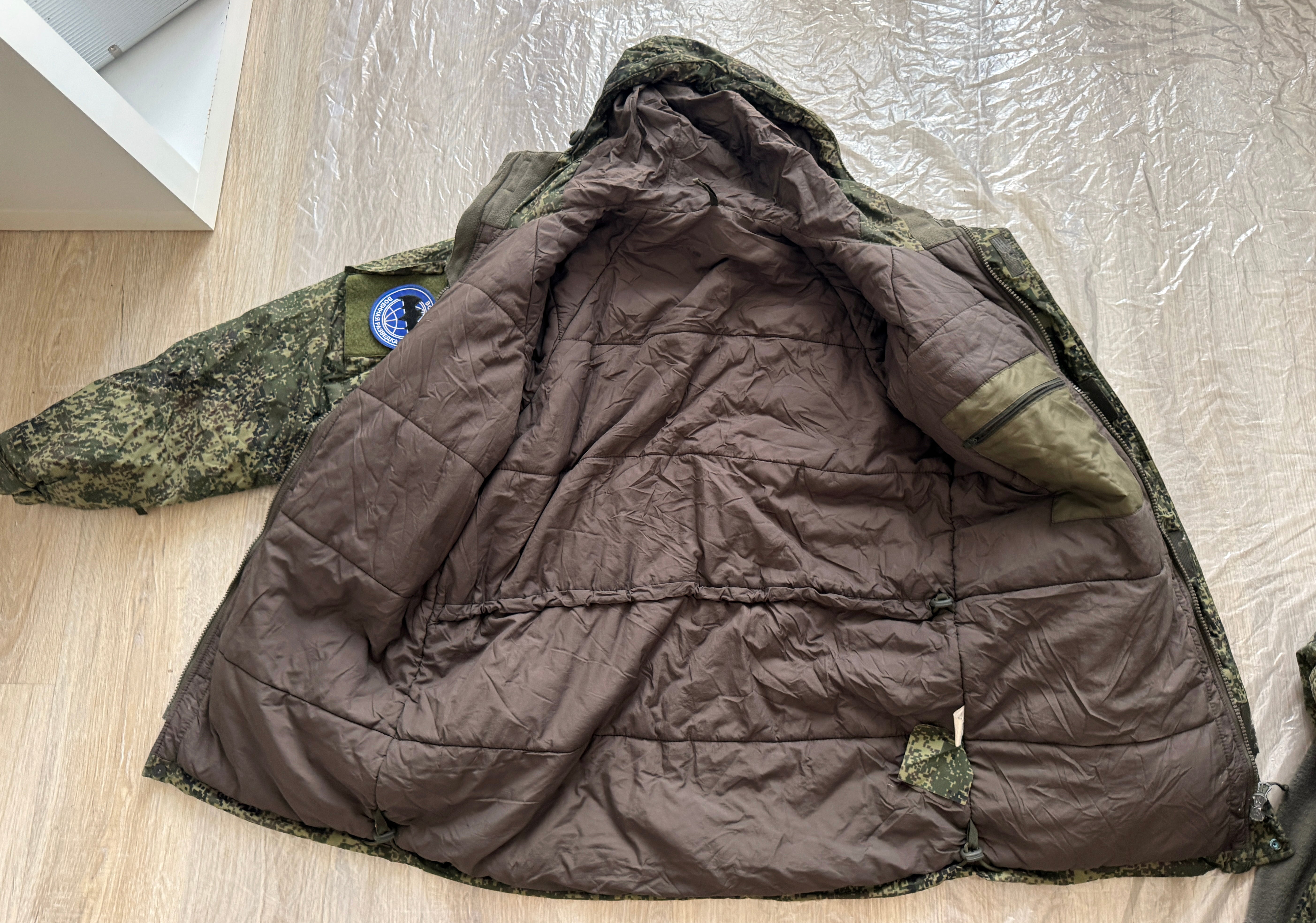 Trophy russian soldier set intelligence uniform winter jacket patch costume pants hat vest balaclava gloves camo russia military army Ukraine war 2022-2024 #6