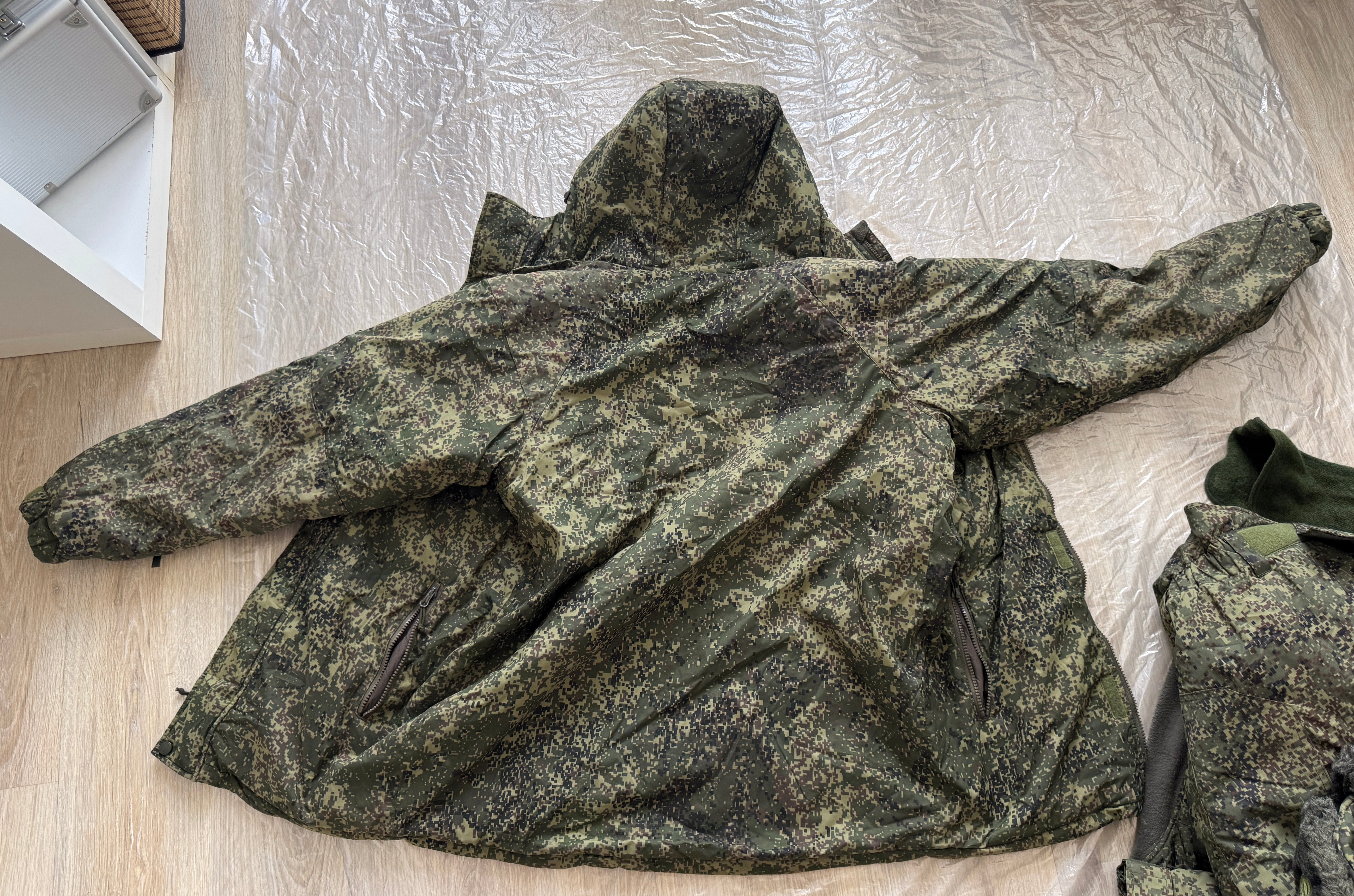 Trophy russian soldier set intelligence uniform winter jacket patch costume pants hat vest balaclava gloves camo russia military army Ukraine war 2022-2024 #6