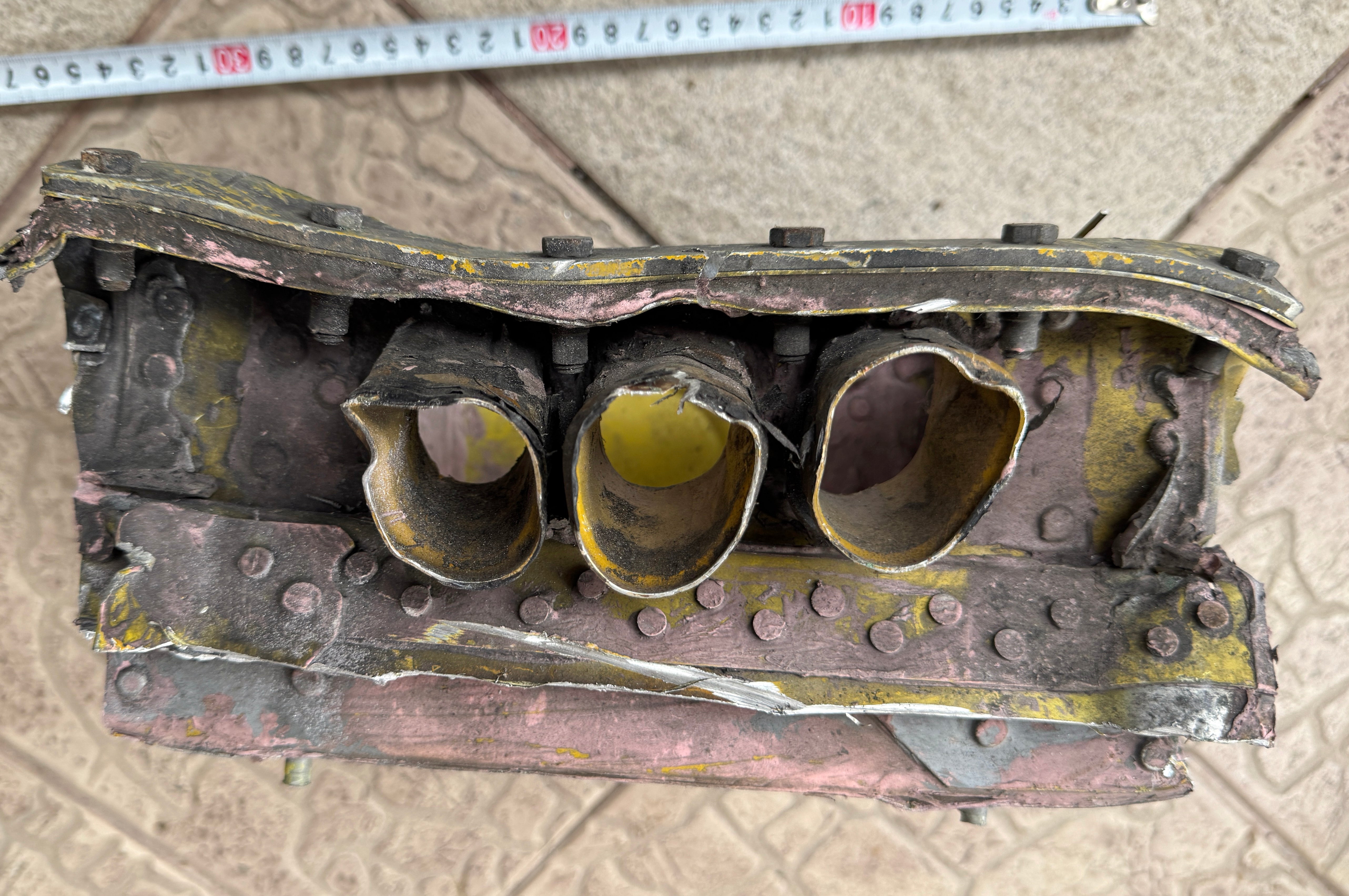 Trophy part of the front-line supersonic fighter-bomber SU 34 russian shot down aviation russia Ukraine war #107