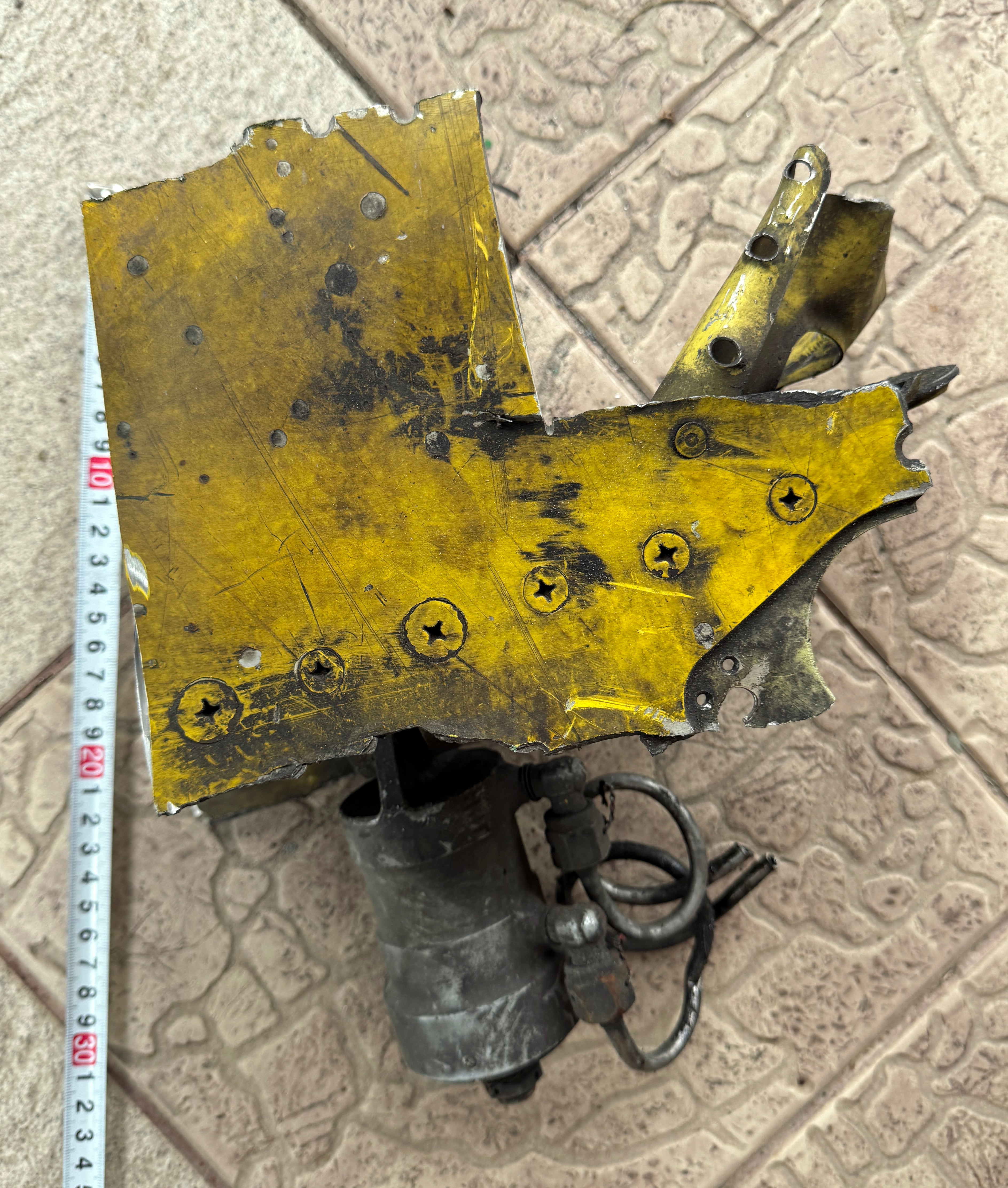 Trophy part of the front-line supersonic fighter-bomber SU 34 russian shot down aviation russia Ukraine war #114