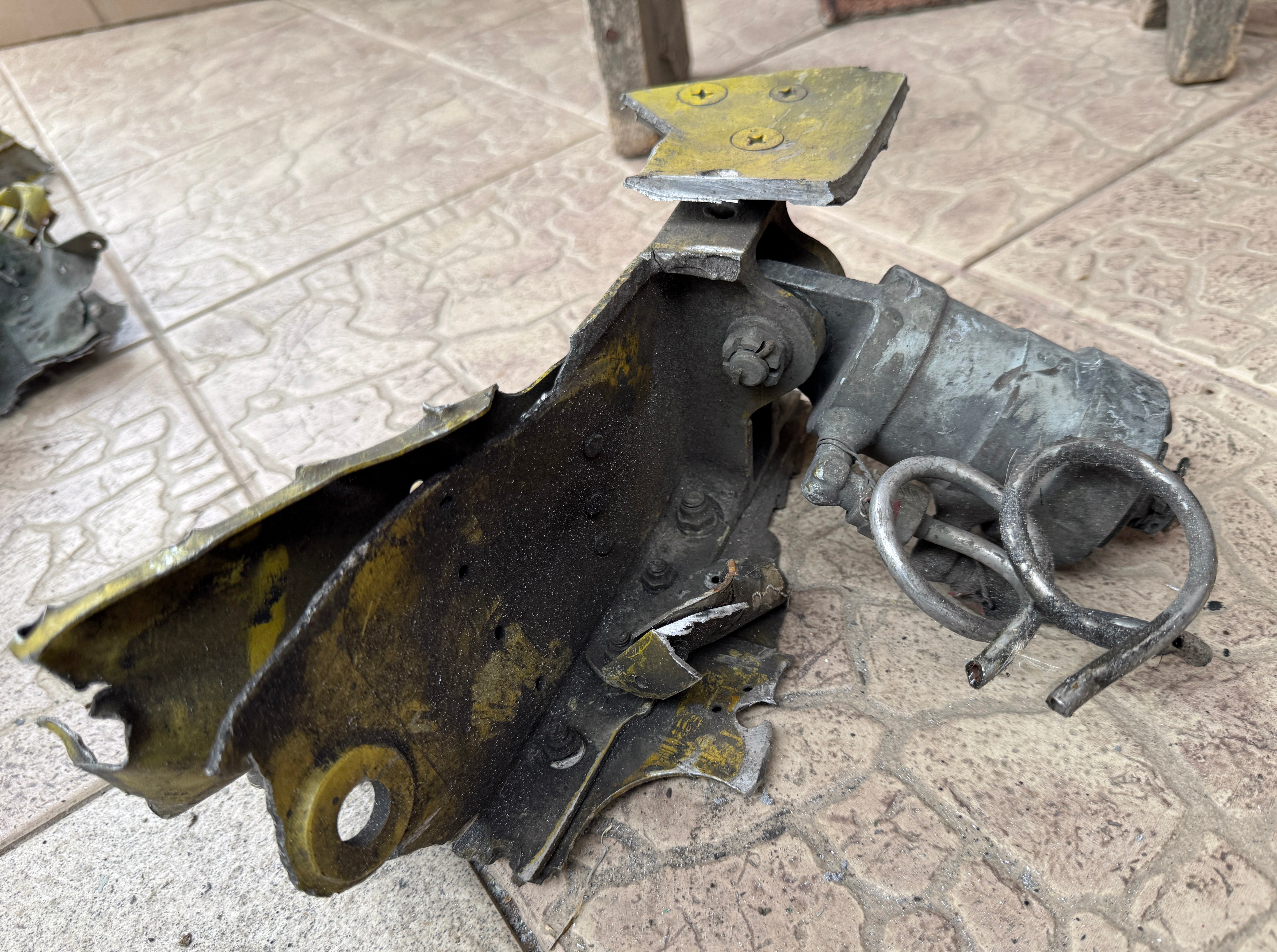 Trophy part of the front-line supersonic fighter-bomber SU 34 russian shot down aviation russia Ukraine war #114