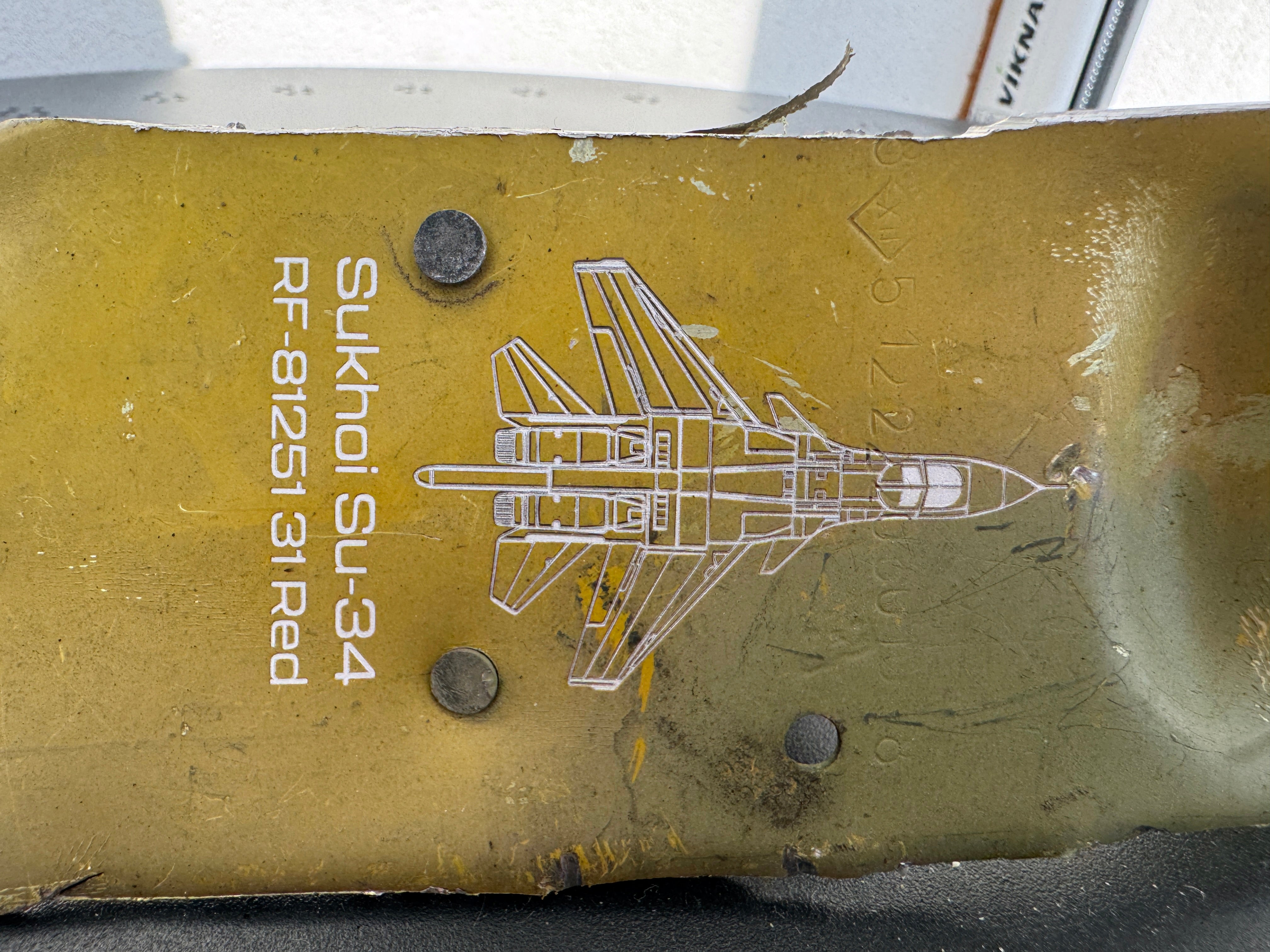 Trophy part of the front-line supersonic fighter-bomber SU 34 russian shot down aviation russia Ukraine war #155