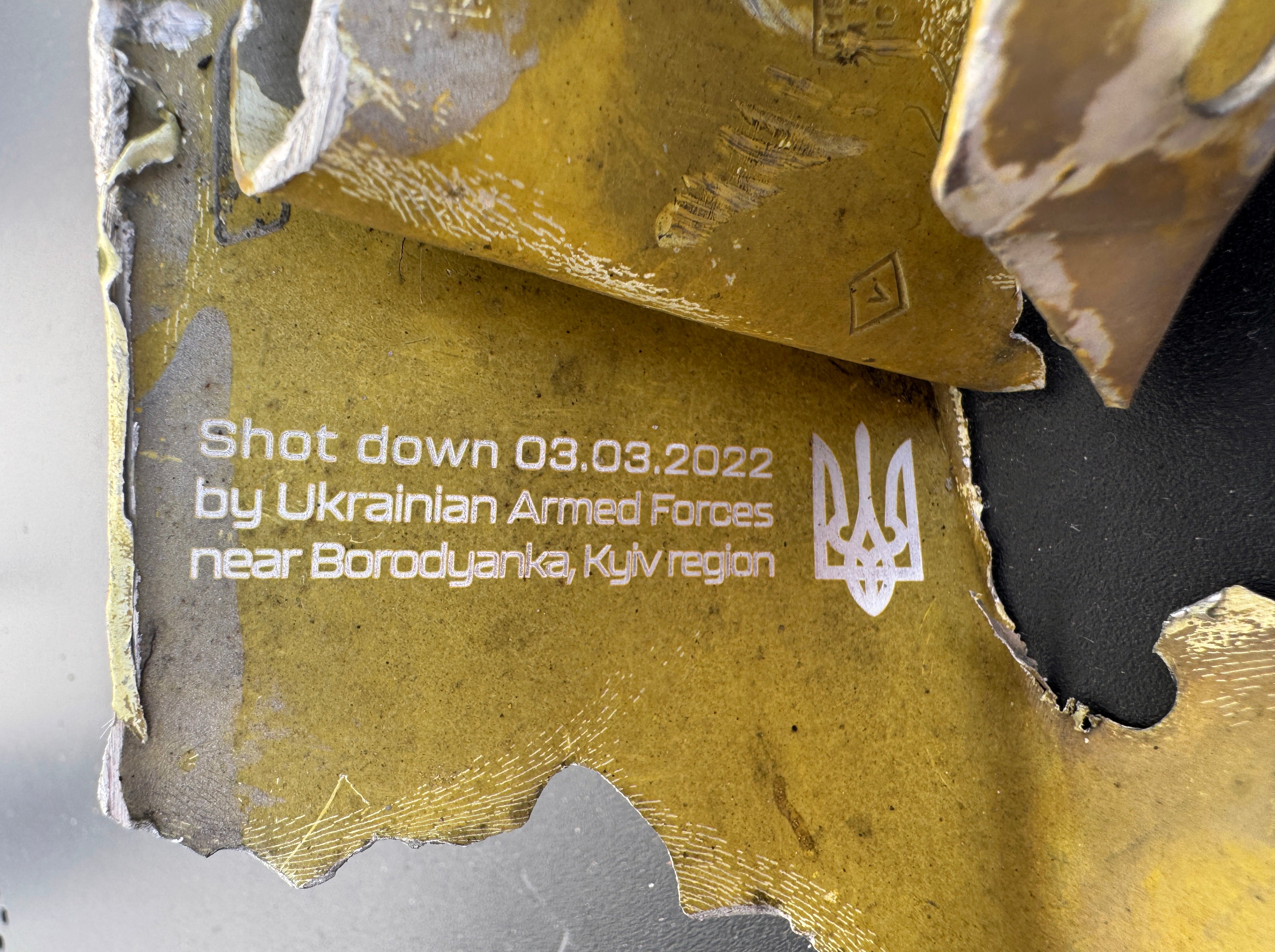 Trophy part of the front-line supersonic fighter-bomber SU 34 russian shot down aviation russia Ukraine war #155