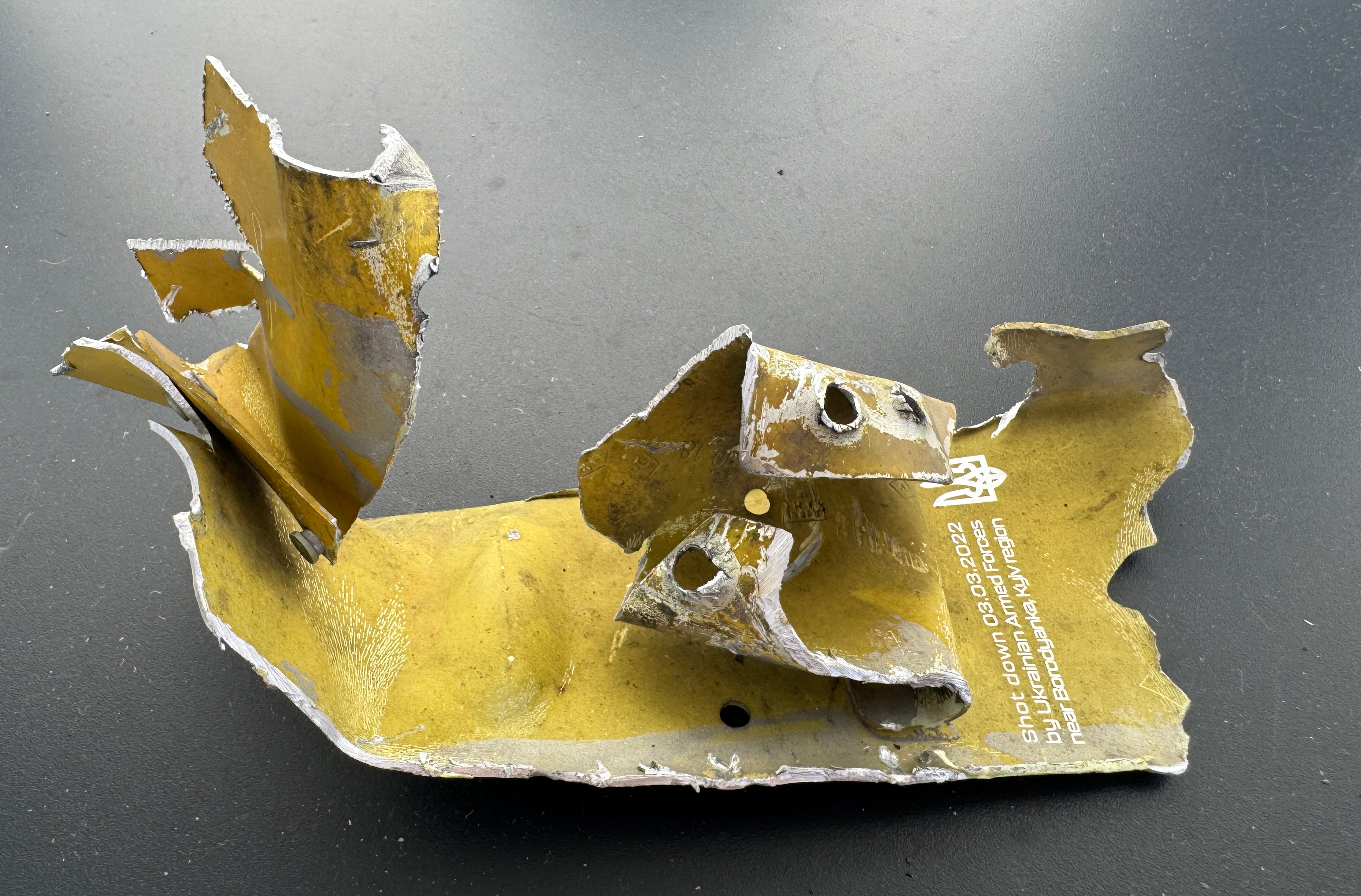 Trophy part of the front-line supersonic fighter-bomber SU 34 russian shot down aviation russia Ukraine war #155