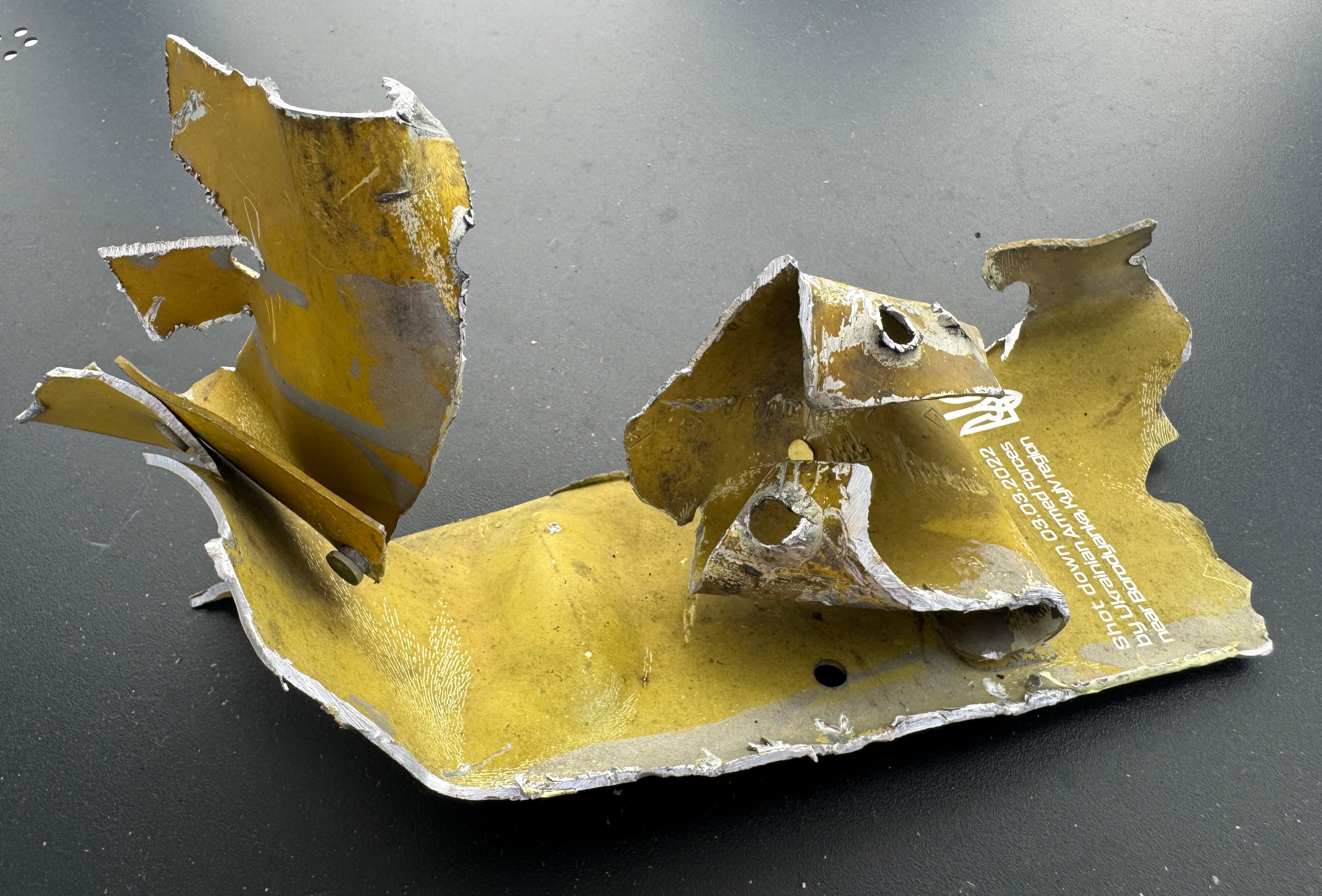 Trophy part of the front-line supersonic fighter-bomber SU 34 russian shot down aviation russia Ukraine war #155