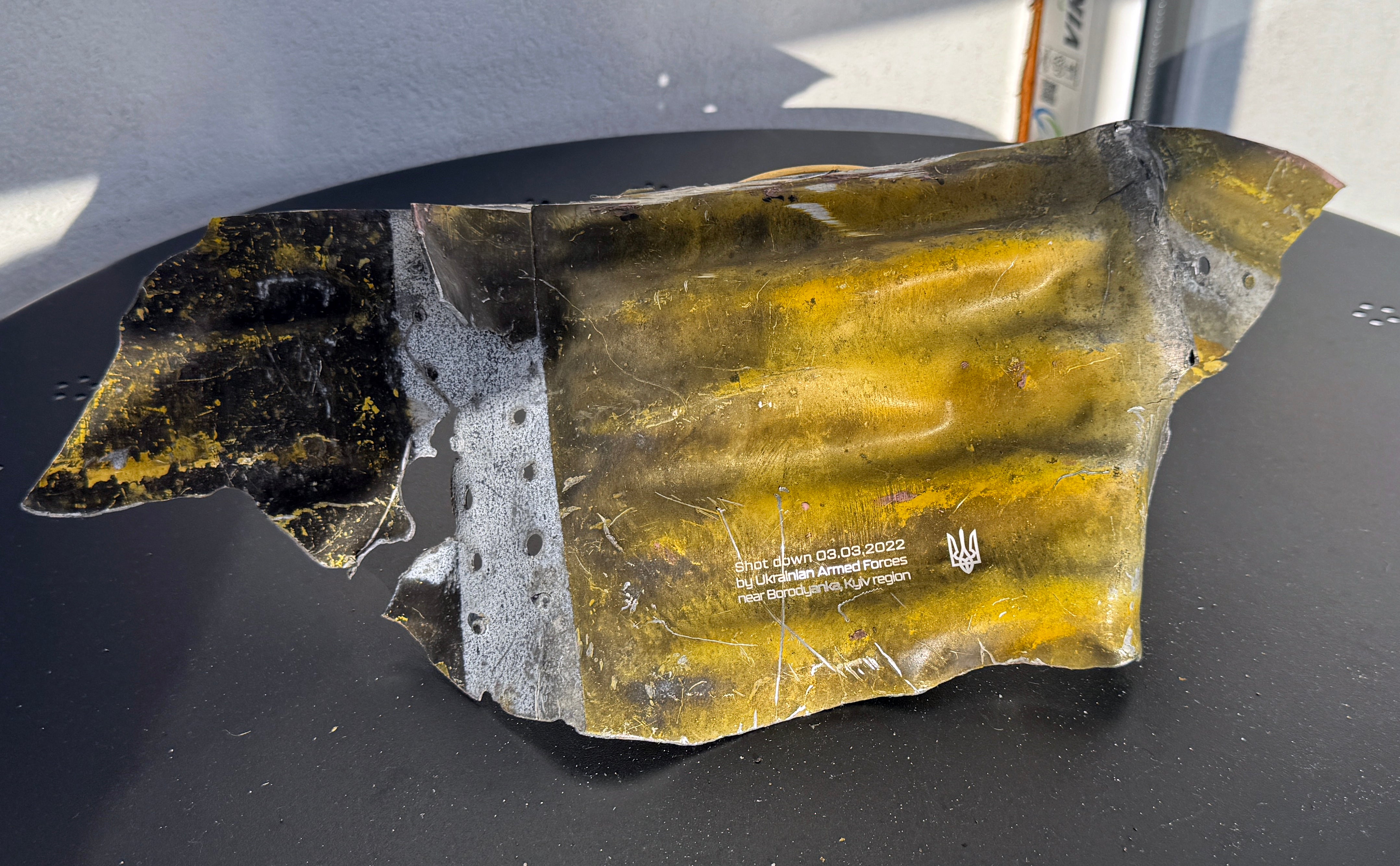 Trophy part of the front-line supersonic fighter-bomber SU 34 russian shot down aviation russia Ukraine war #146