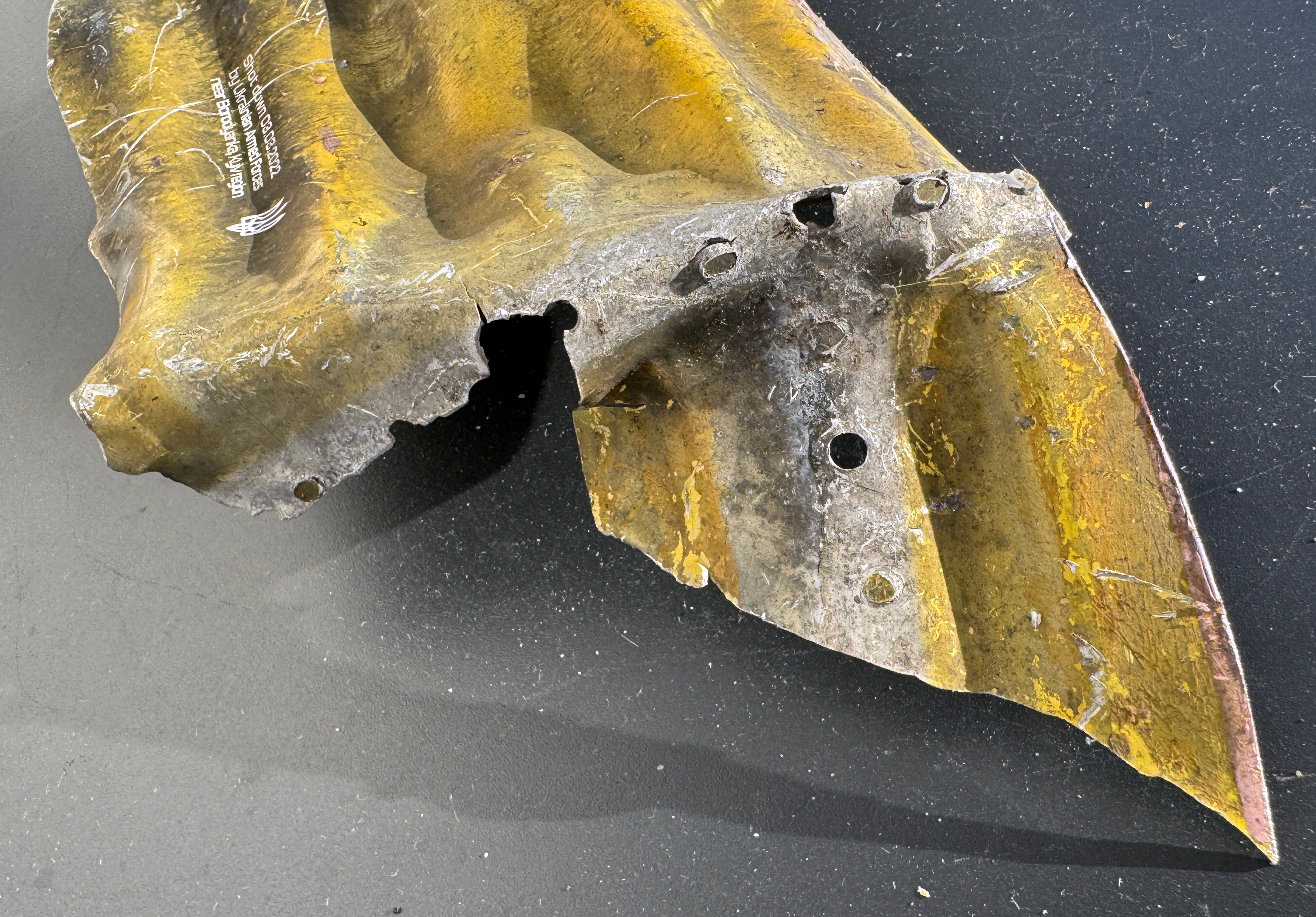 Trophy part of the front-line supersonic fighter-bomber SU 34 russian shot down aviation russia Ukraine war #146