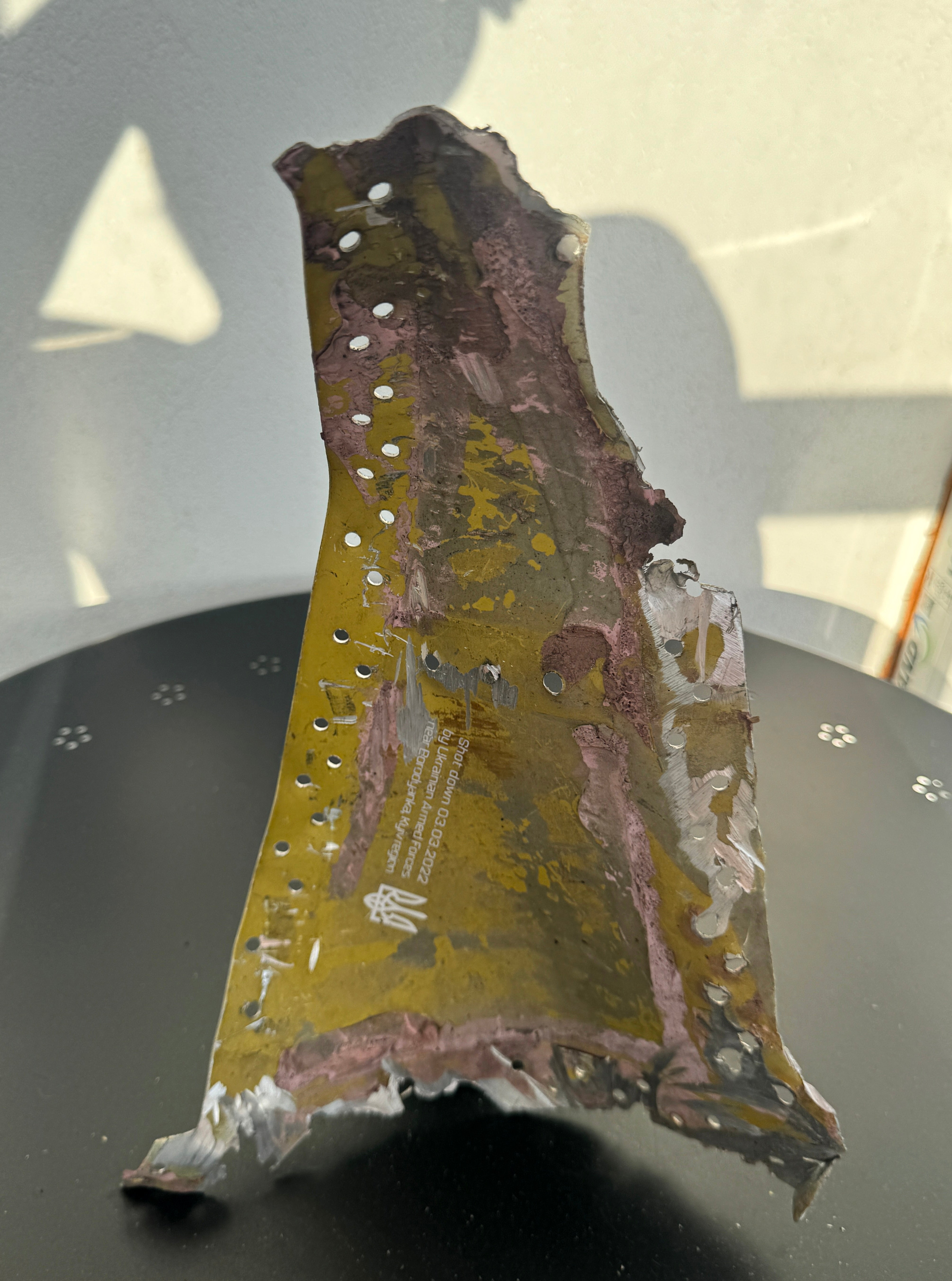 Trophy part of the front-line supersonic fighter-bomber SU 34 russian shot down aviation russia Ukraine war #148