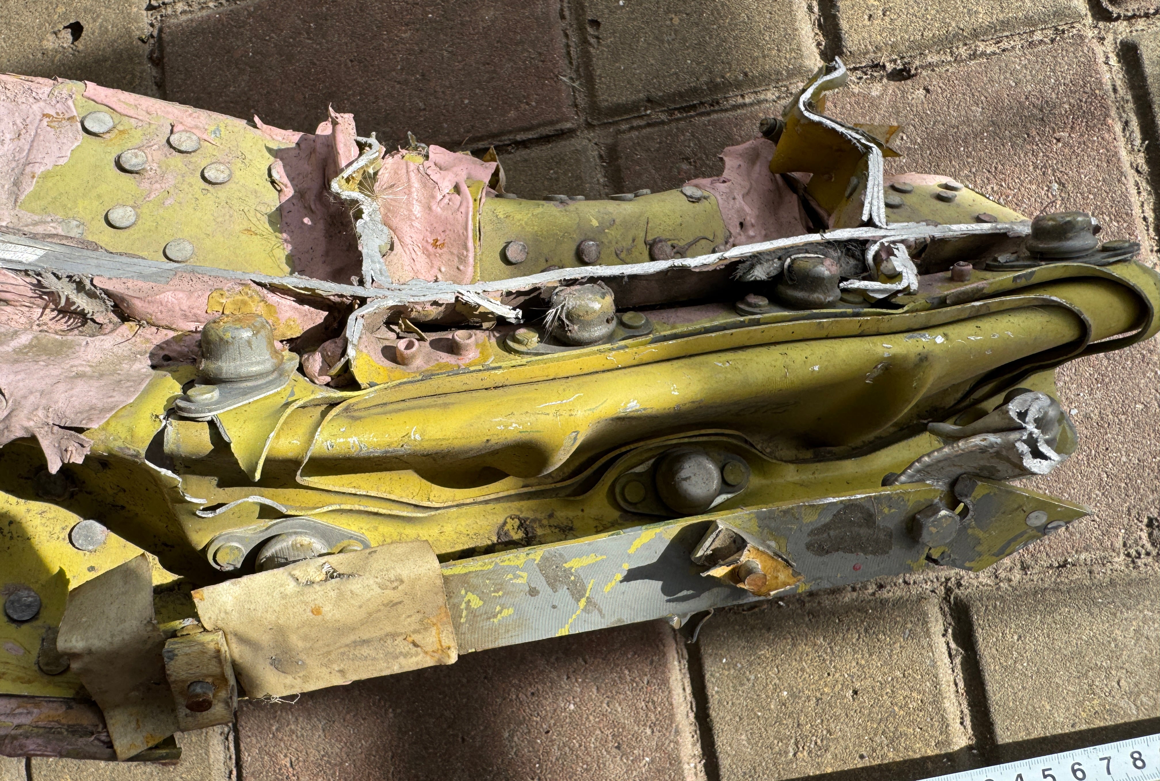 Trophy part of the front-line supersonic fighter-bomber SU 34 russian shot down aviation russia Ukraine war #166